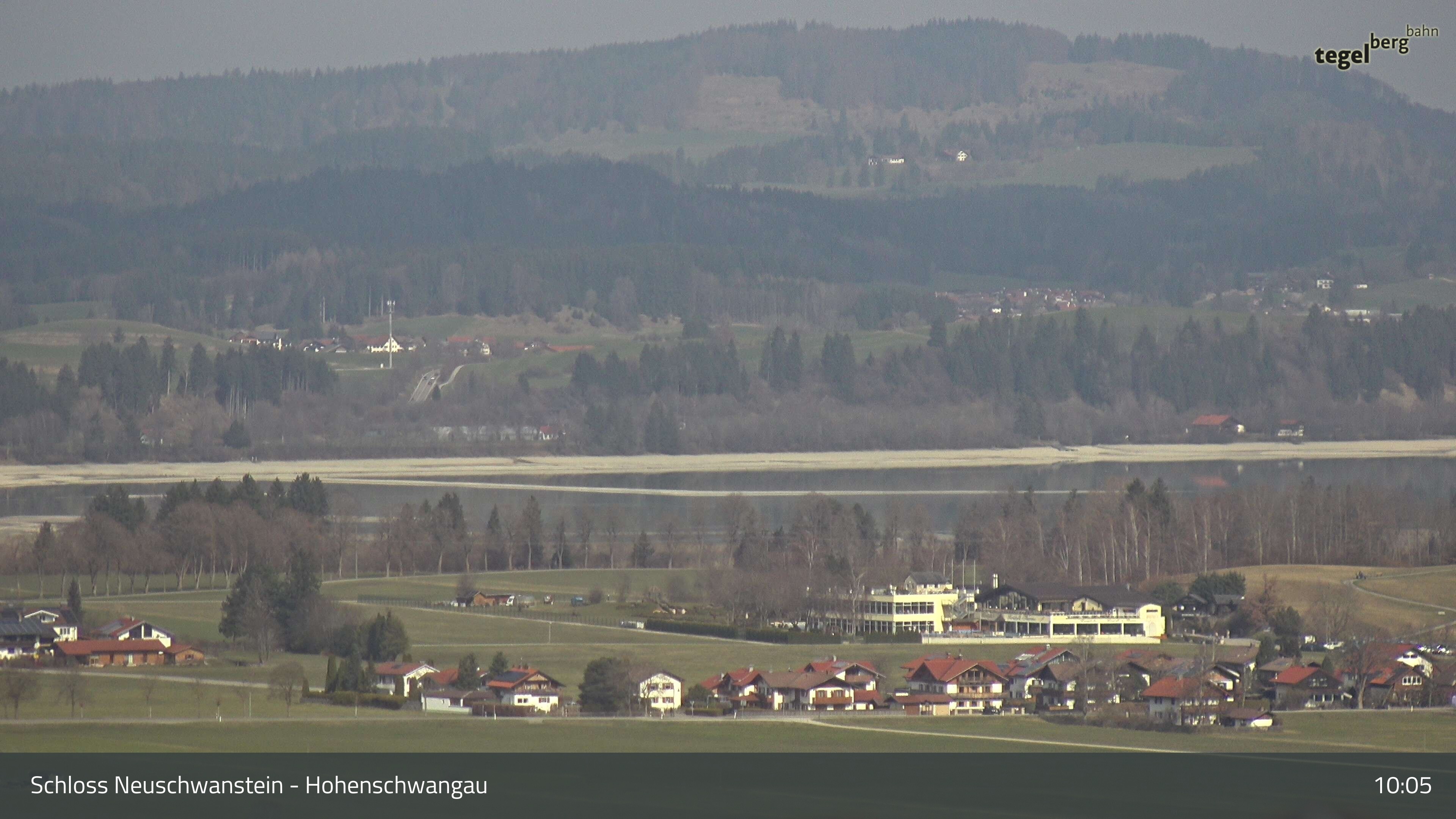 Archiv Foto Webcam Forggensee, Südufer und Schwangau