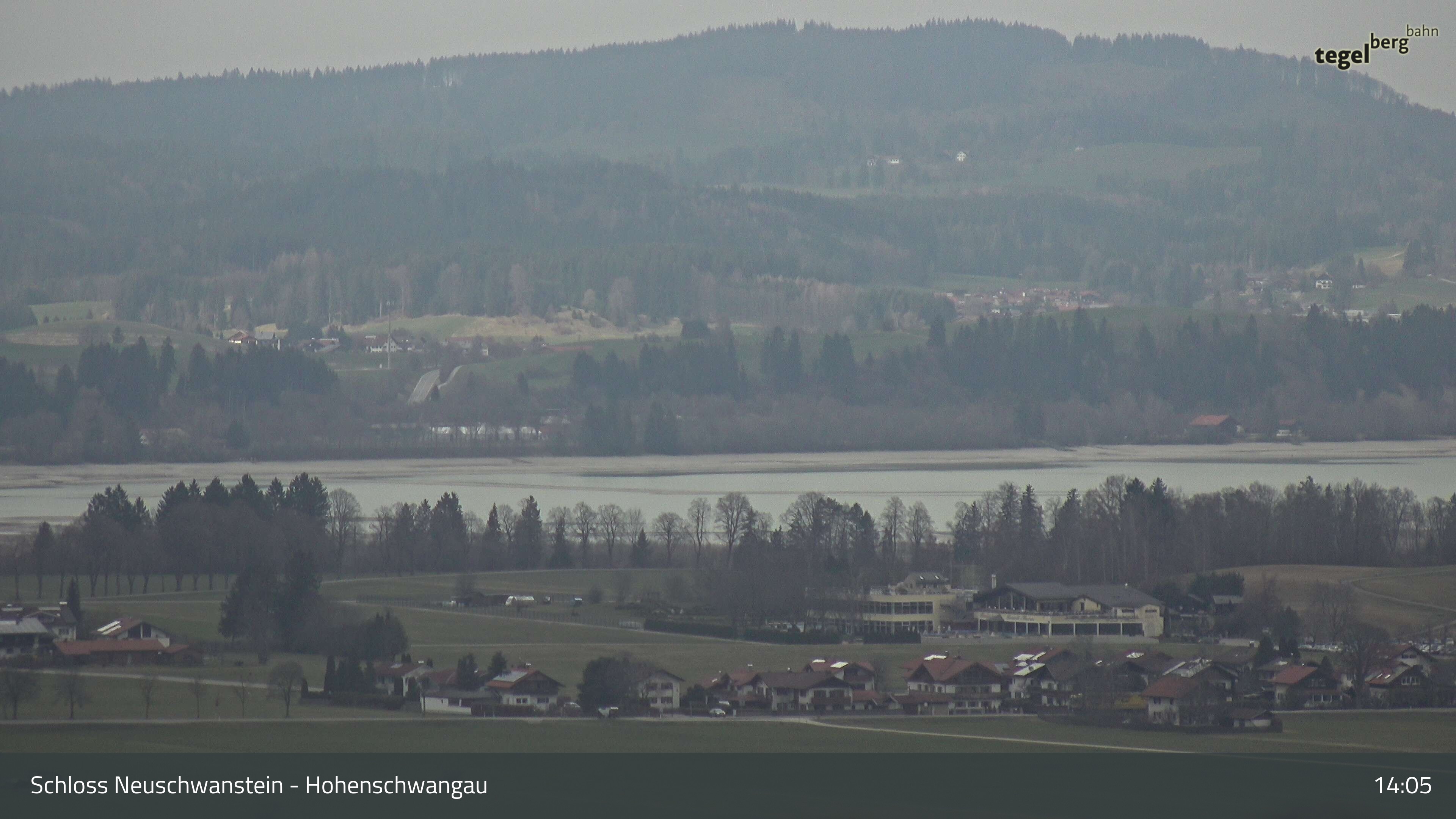 Archiv Foto Webcam Forggensee, Südufer und Schwangau
