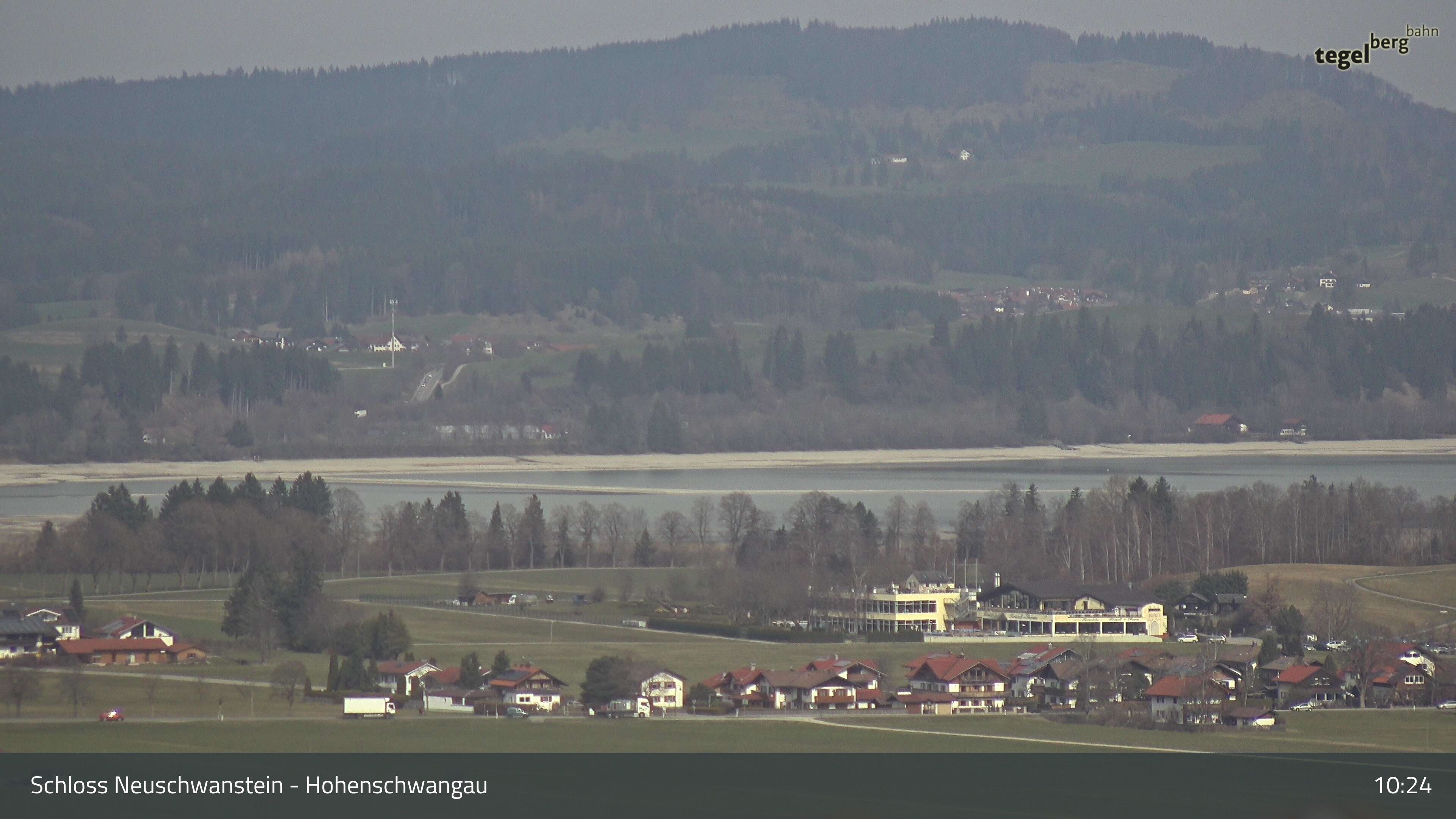 Archiv Foto Webcam Forggensee, Südufer und Schwangau