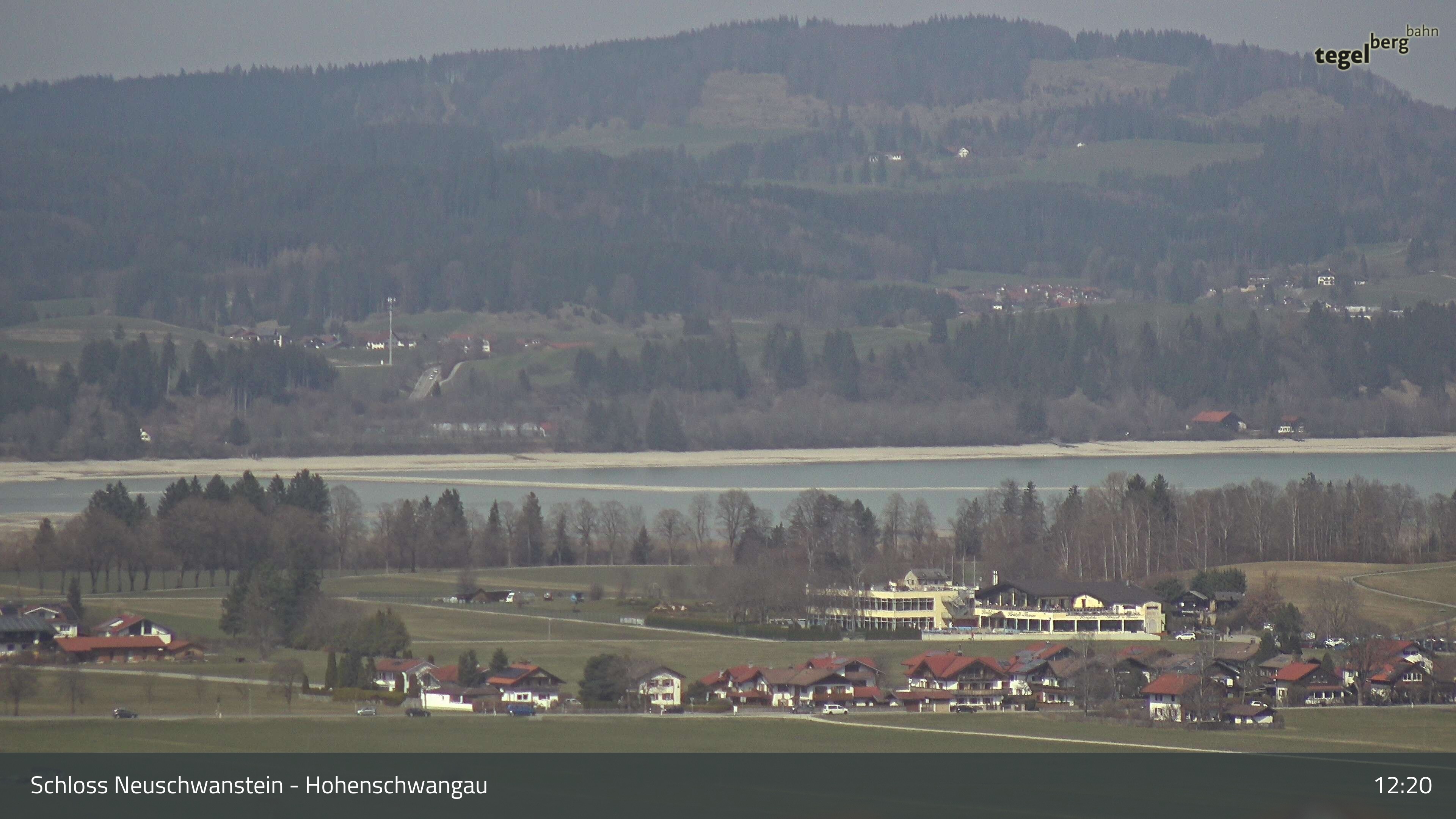Archiv Foto Webcam Forggensee, Südufer und Schwangau