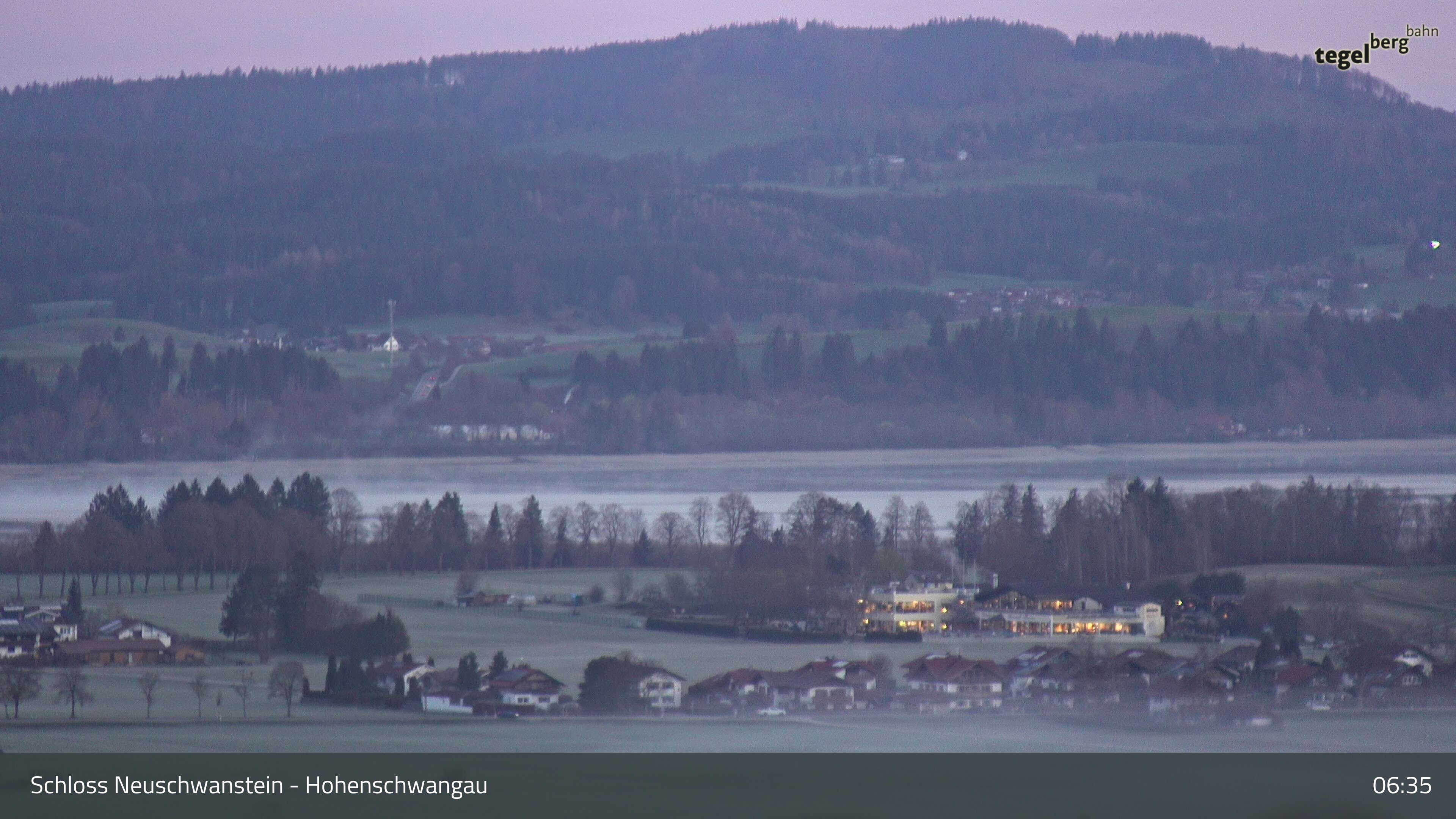 Archiv Foto Webcam Forggensee, Südufer und Schwangau