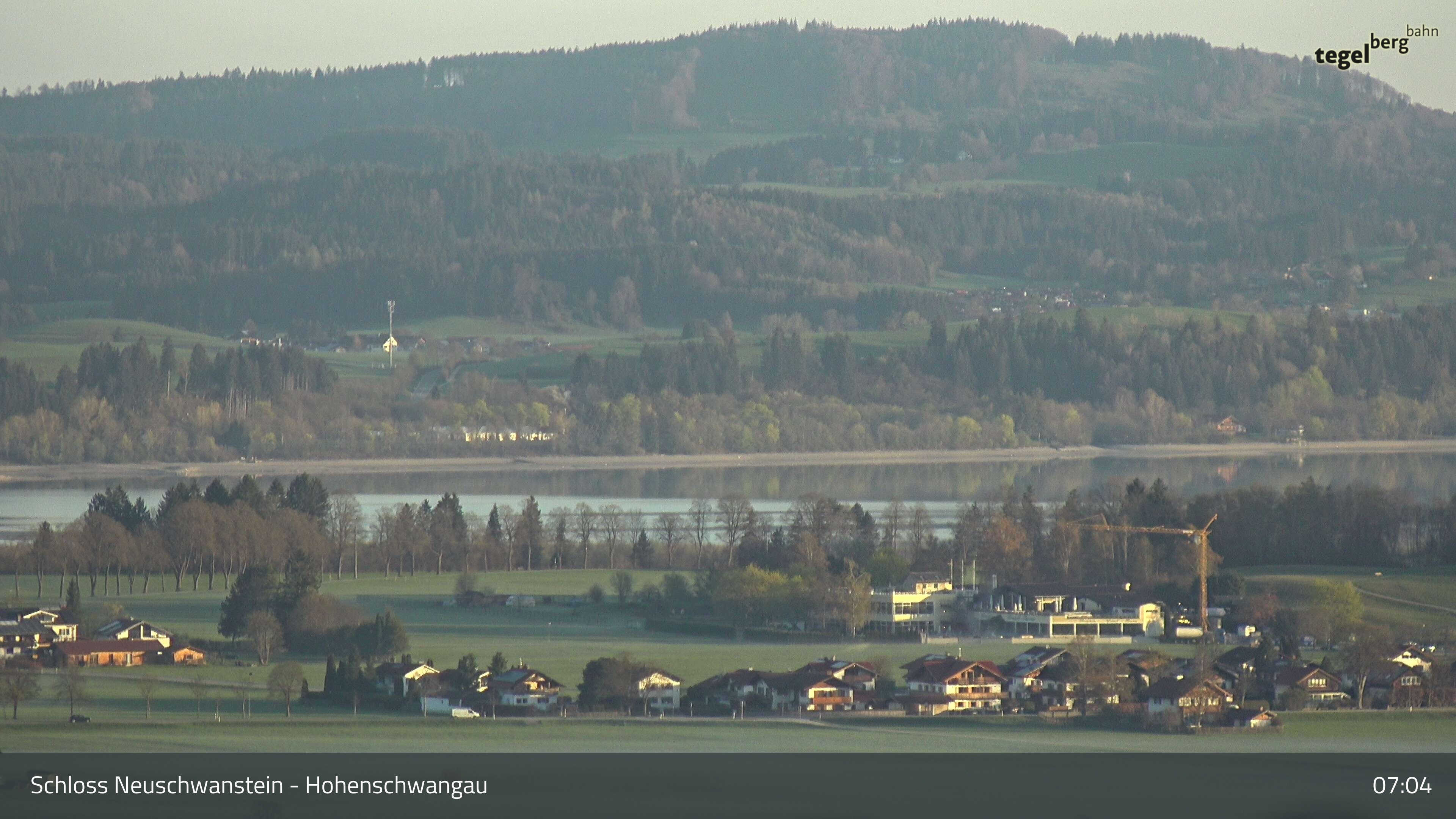 Archiv Foto Webcam Forggensee, Südufer und Schwangau