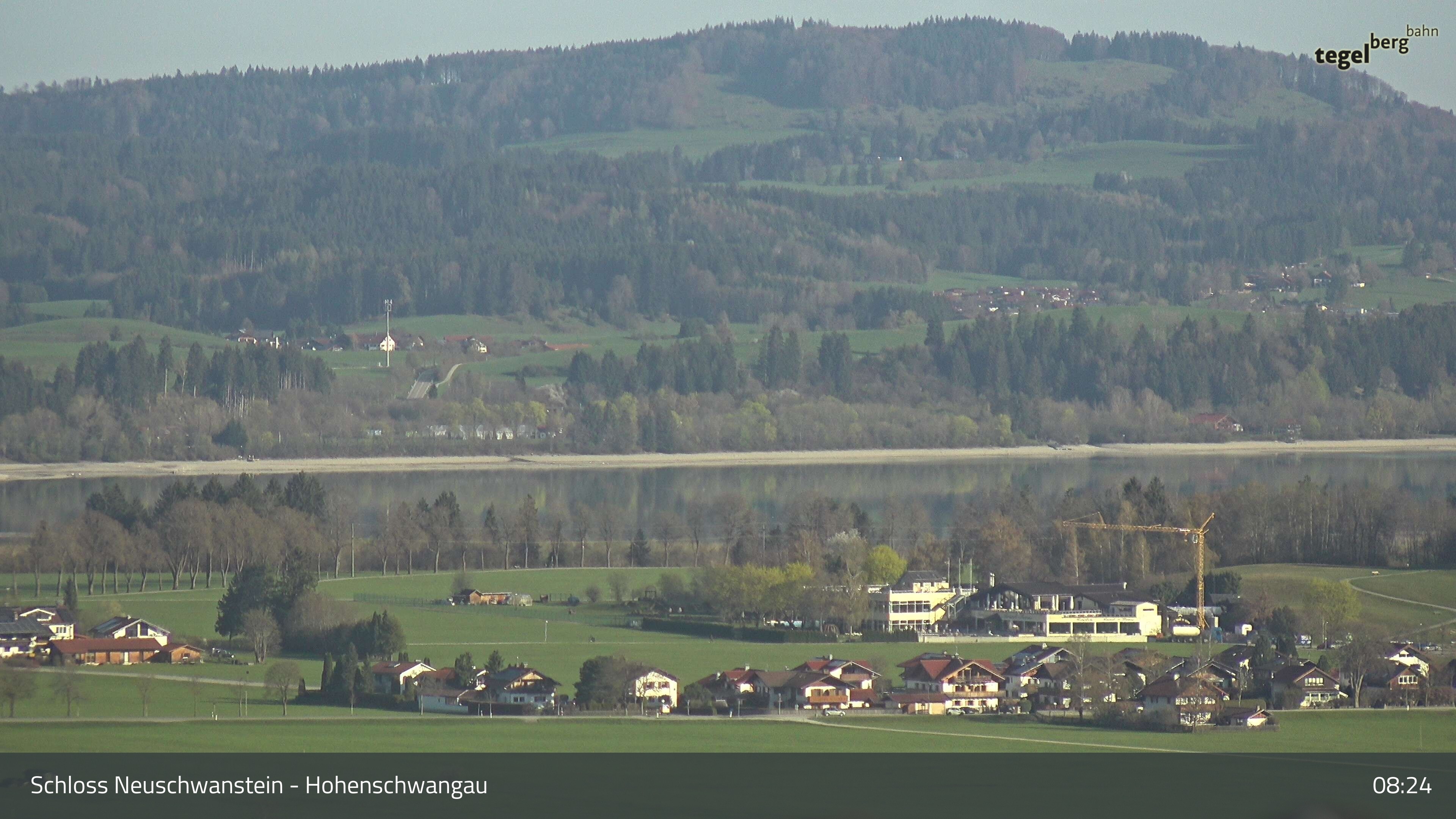 Archiv Foto Webcam Forggensee, Südufer und Schwangau
