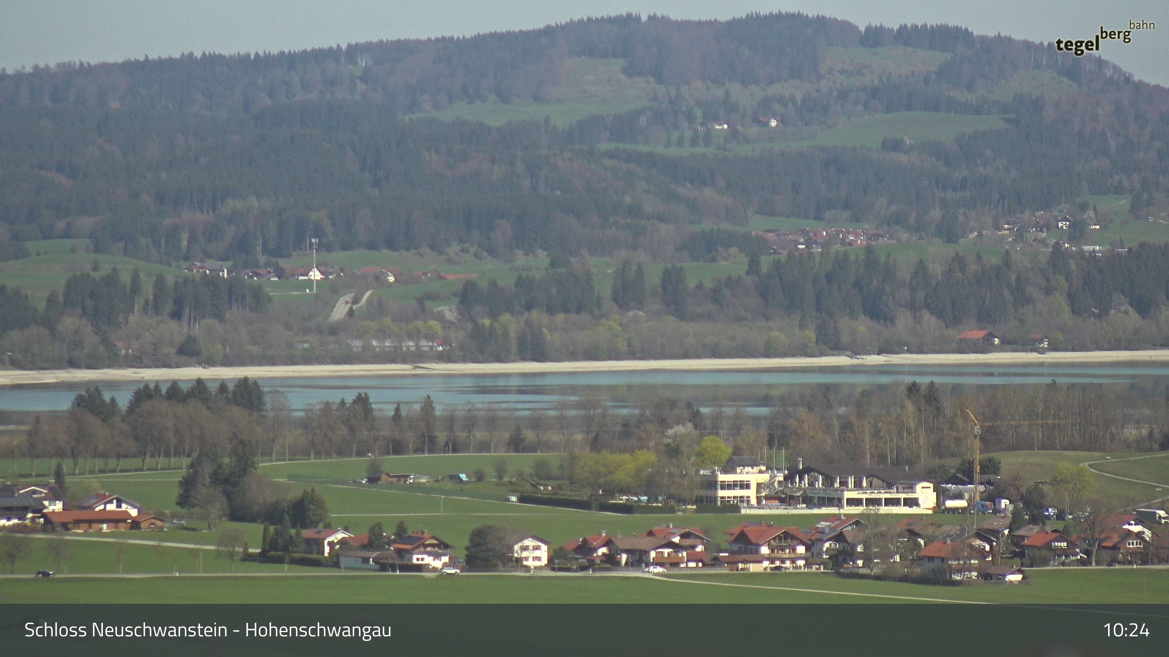 Archiv Foto Webcam Forggensee, Südufer und Schwangau