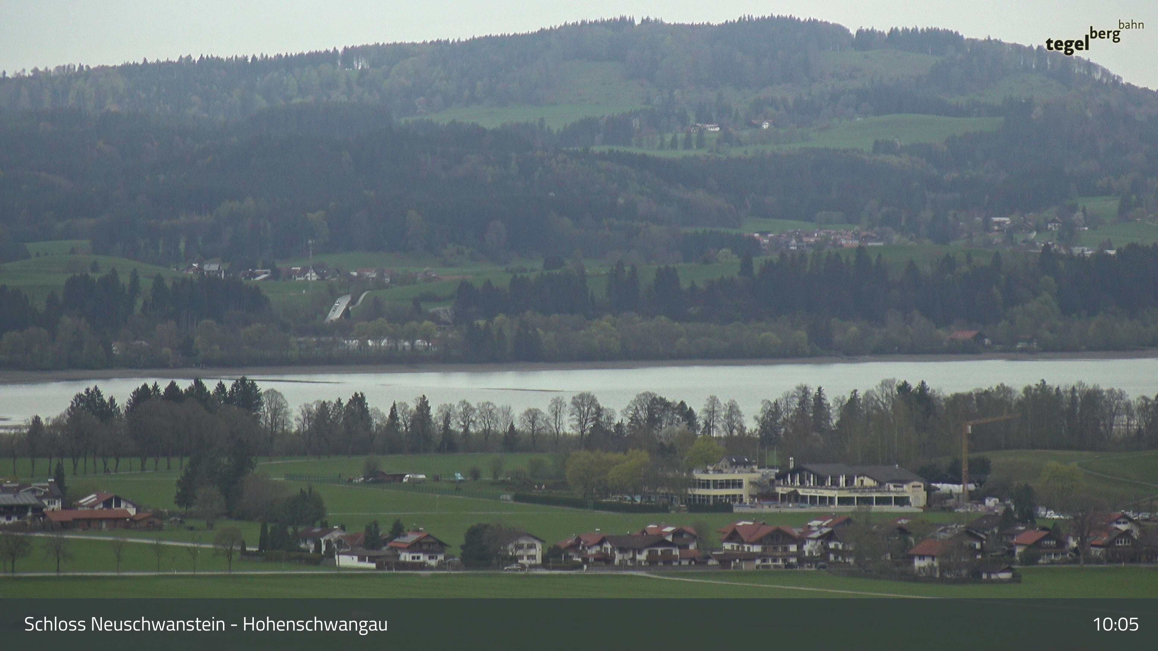 Archiv Foto Webcam Forggensee, Südufer und Schwangau