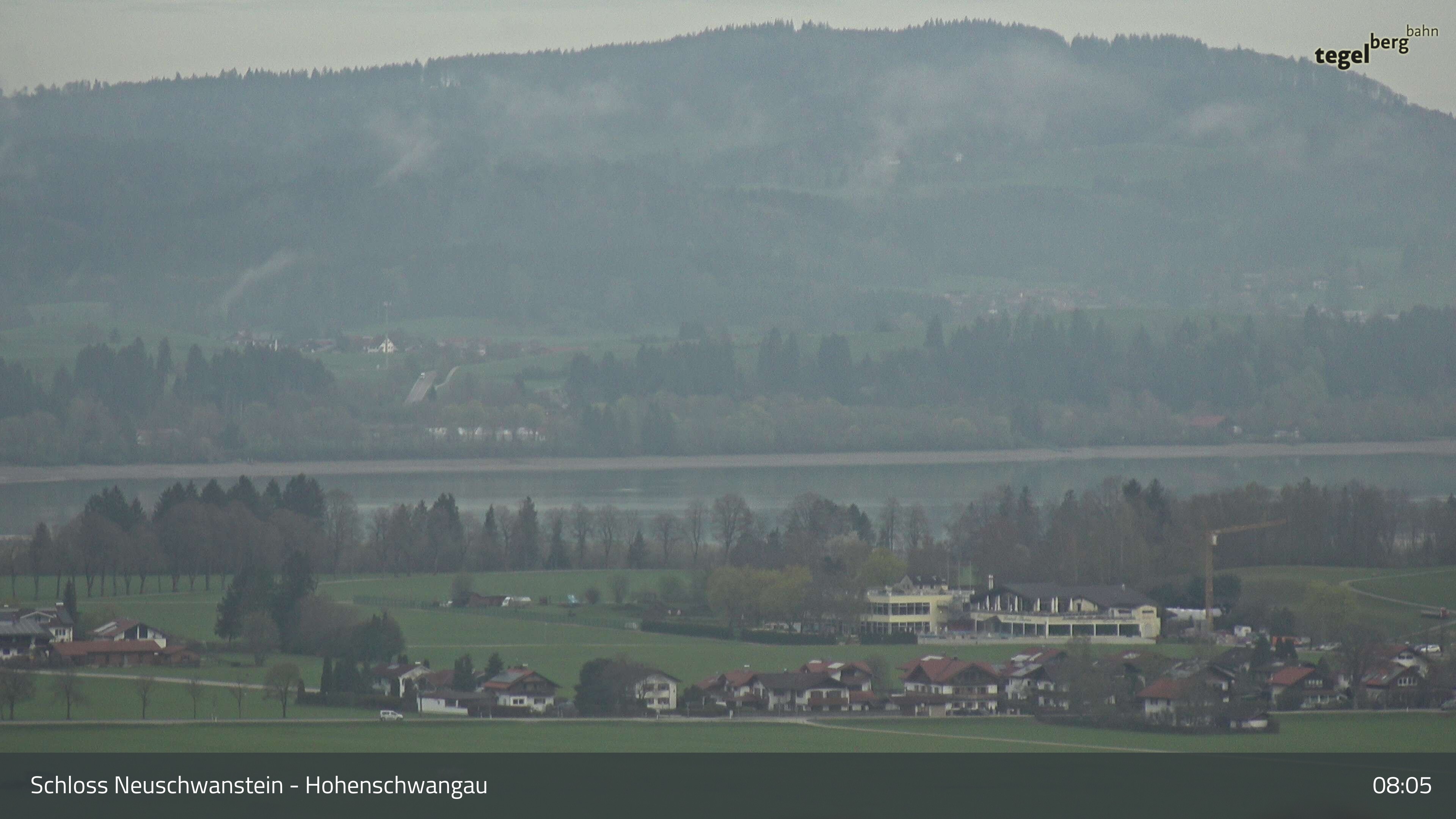 Archiv Foto Webcam Forggensee, Südufer und Schwangau
