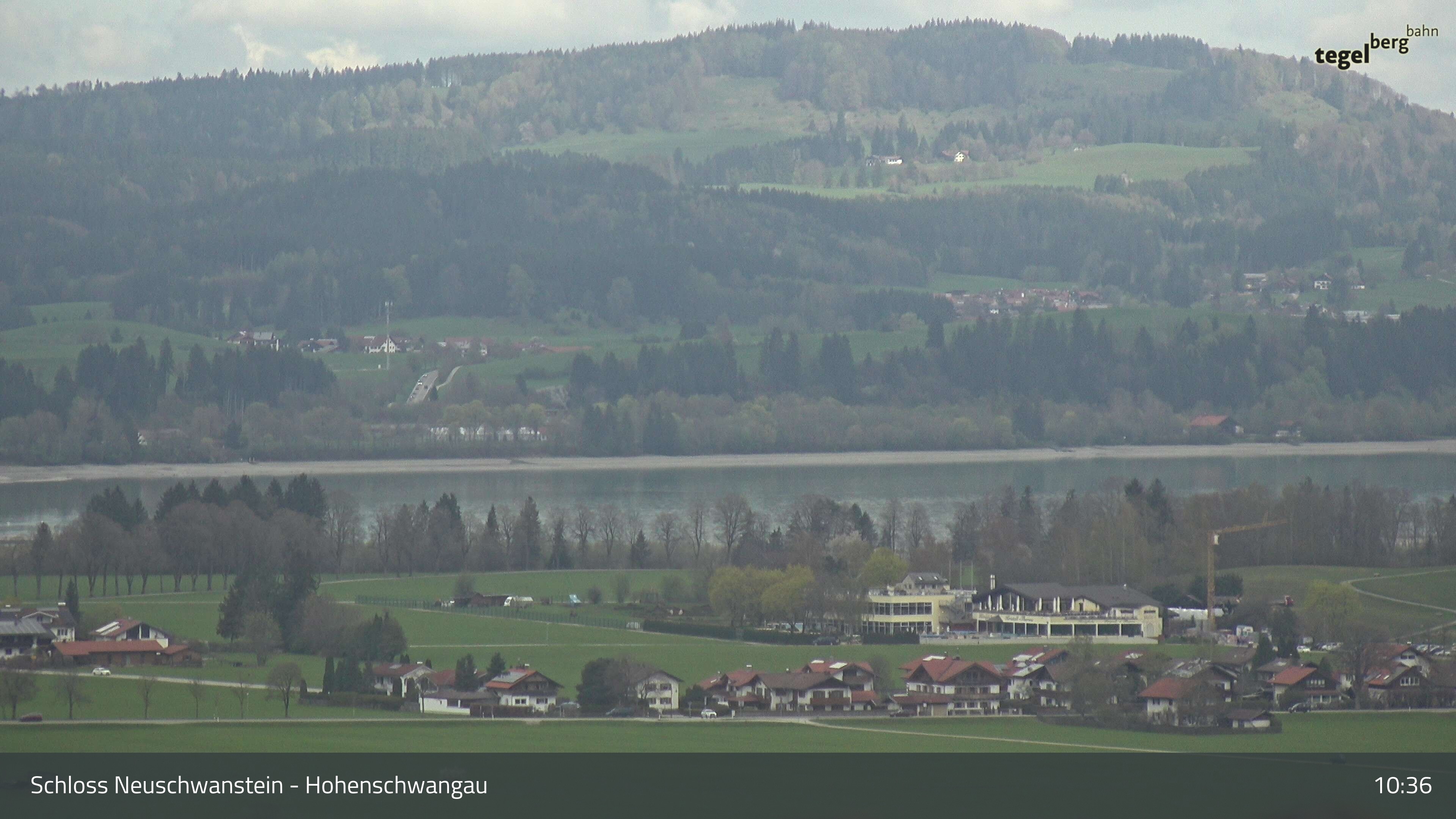 Archiv Foto Webcam Forggensee, Südufer und Schwangau
