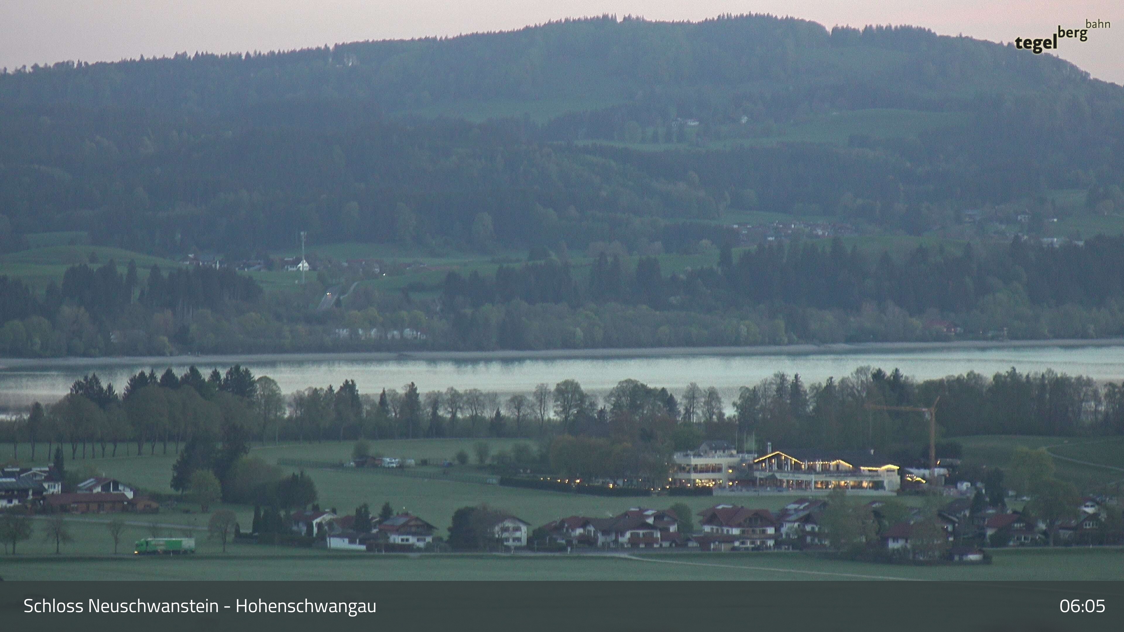 Archiv Foto Webcam Forggensee, Südufer und Schwangau