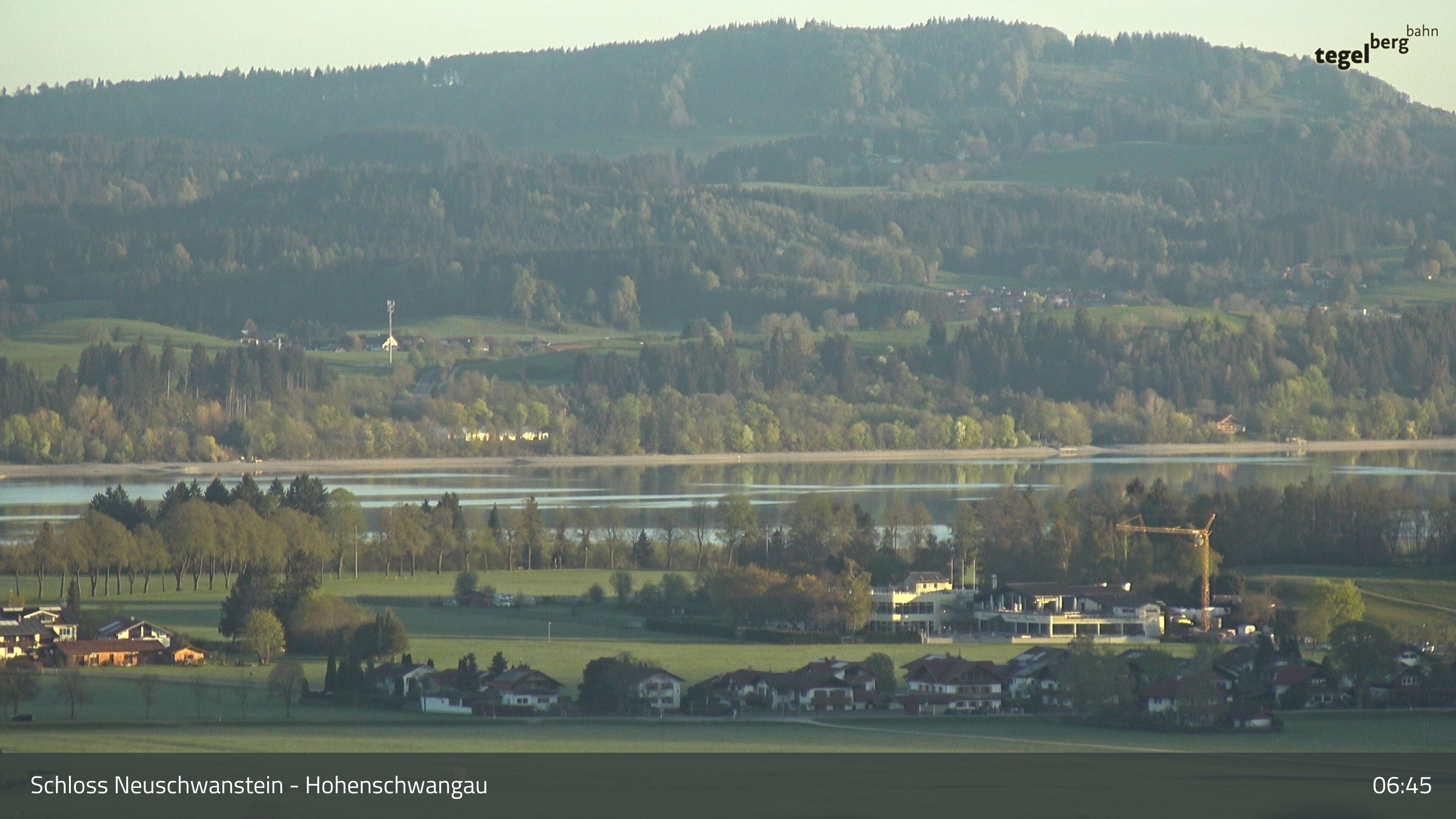 Archiv Foto Webcam Forggensee, Südufer und Schwangau