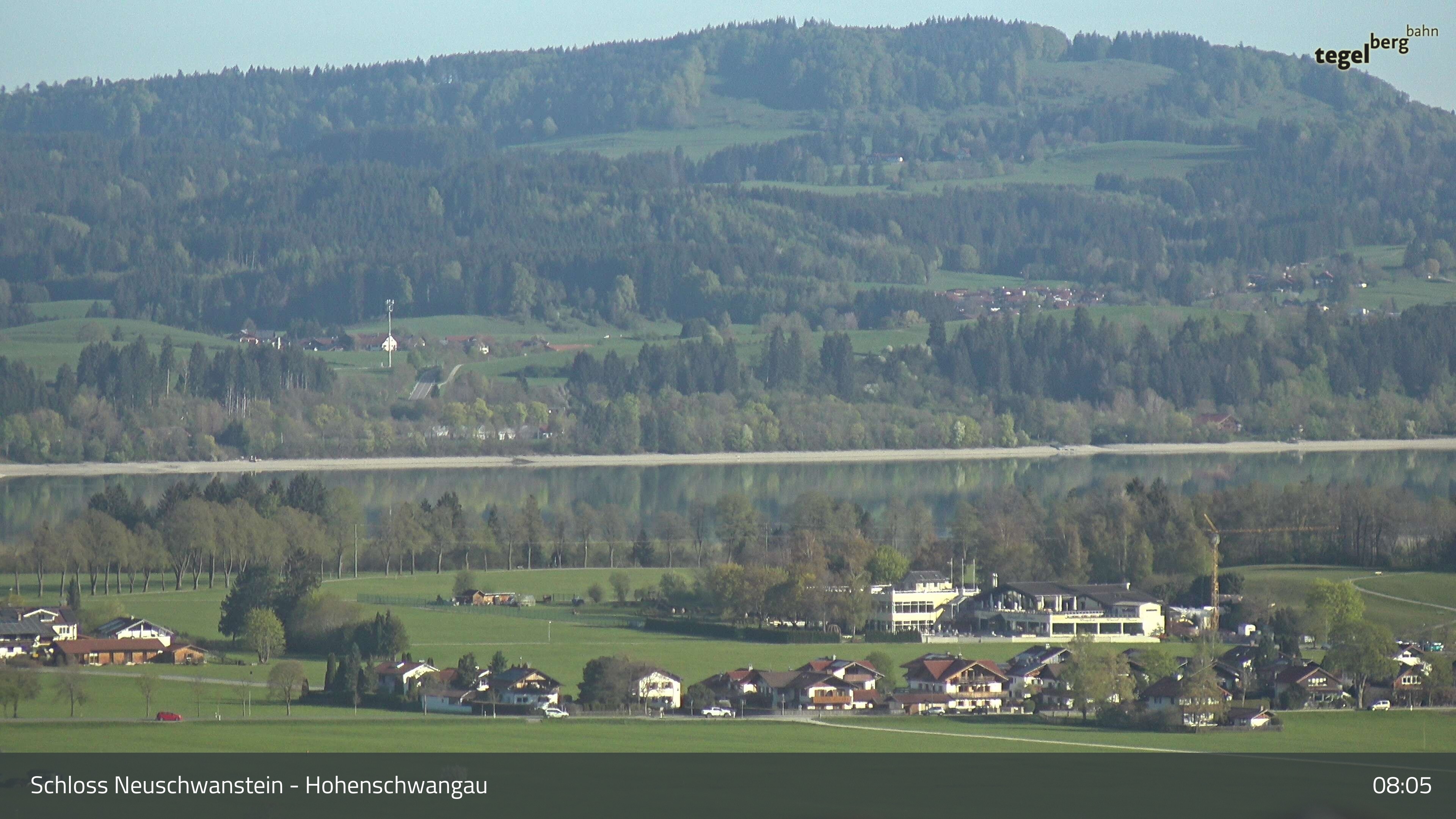 Archiv Foto Webcam Forggensee, Südufer und Schwangau