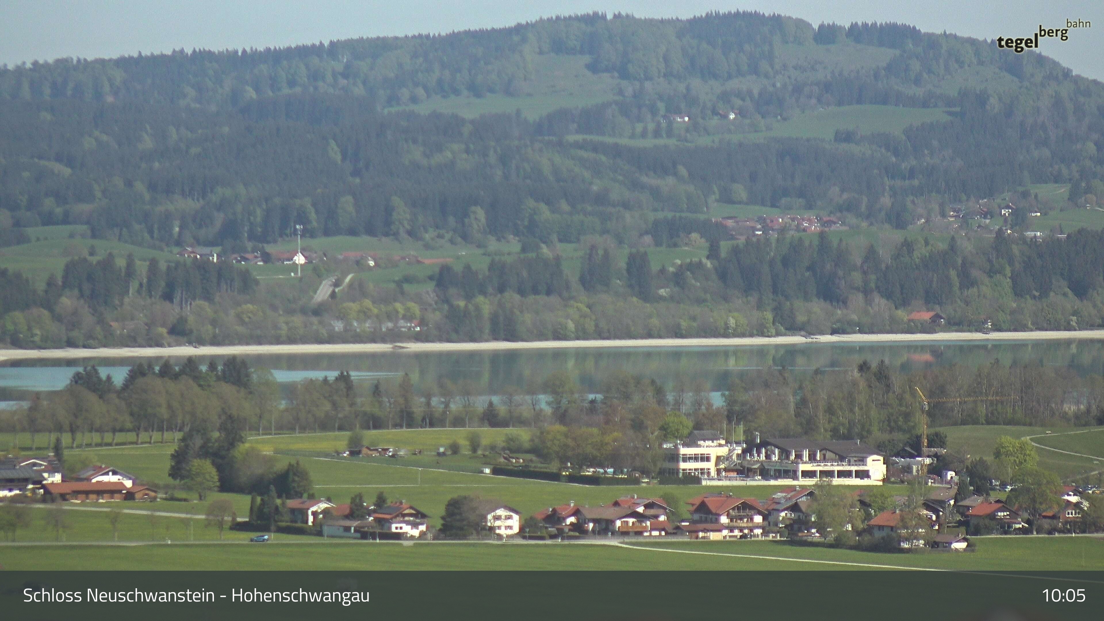 Archiv Foto Webcam Forggensee, Südufer und Schwangau
