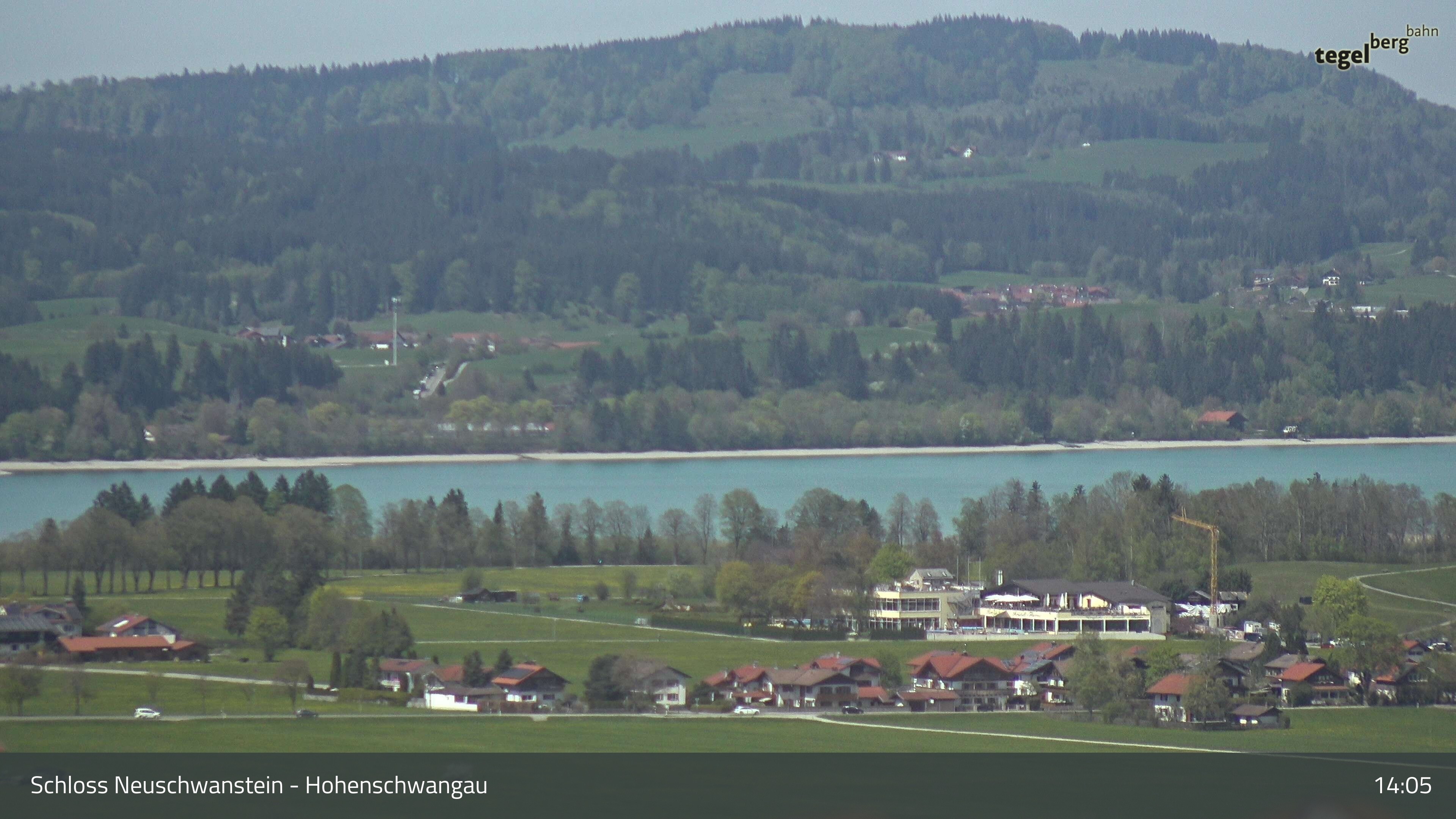 Archiv Foto Webcam Forggensee, Südufer und Schwangau