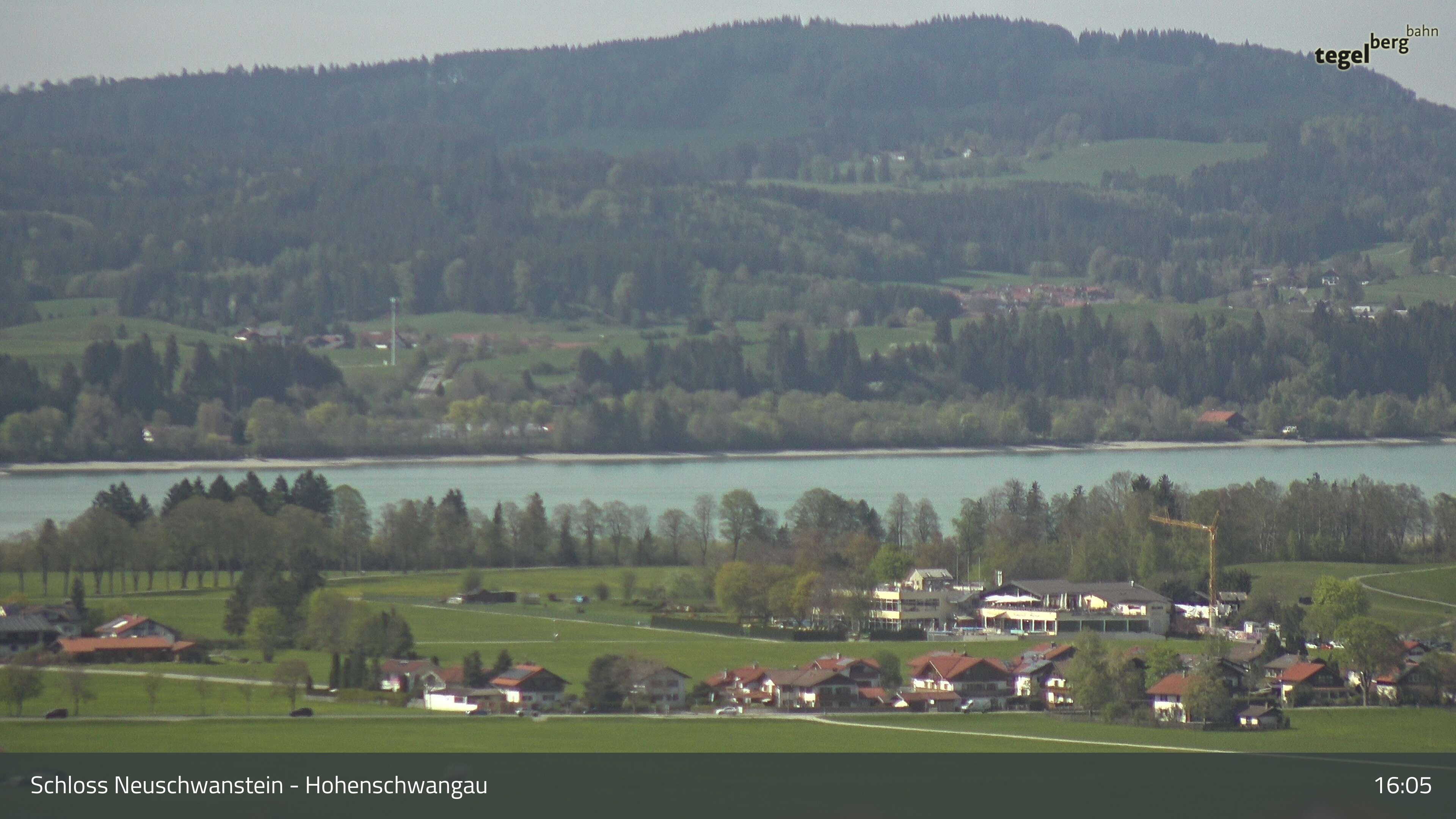 Archiv Foto Webcam Forggensee, Südufer und Schwangau