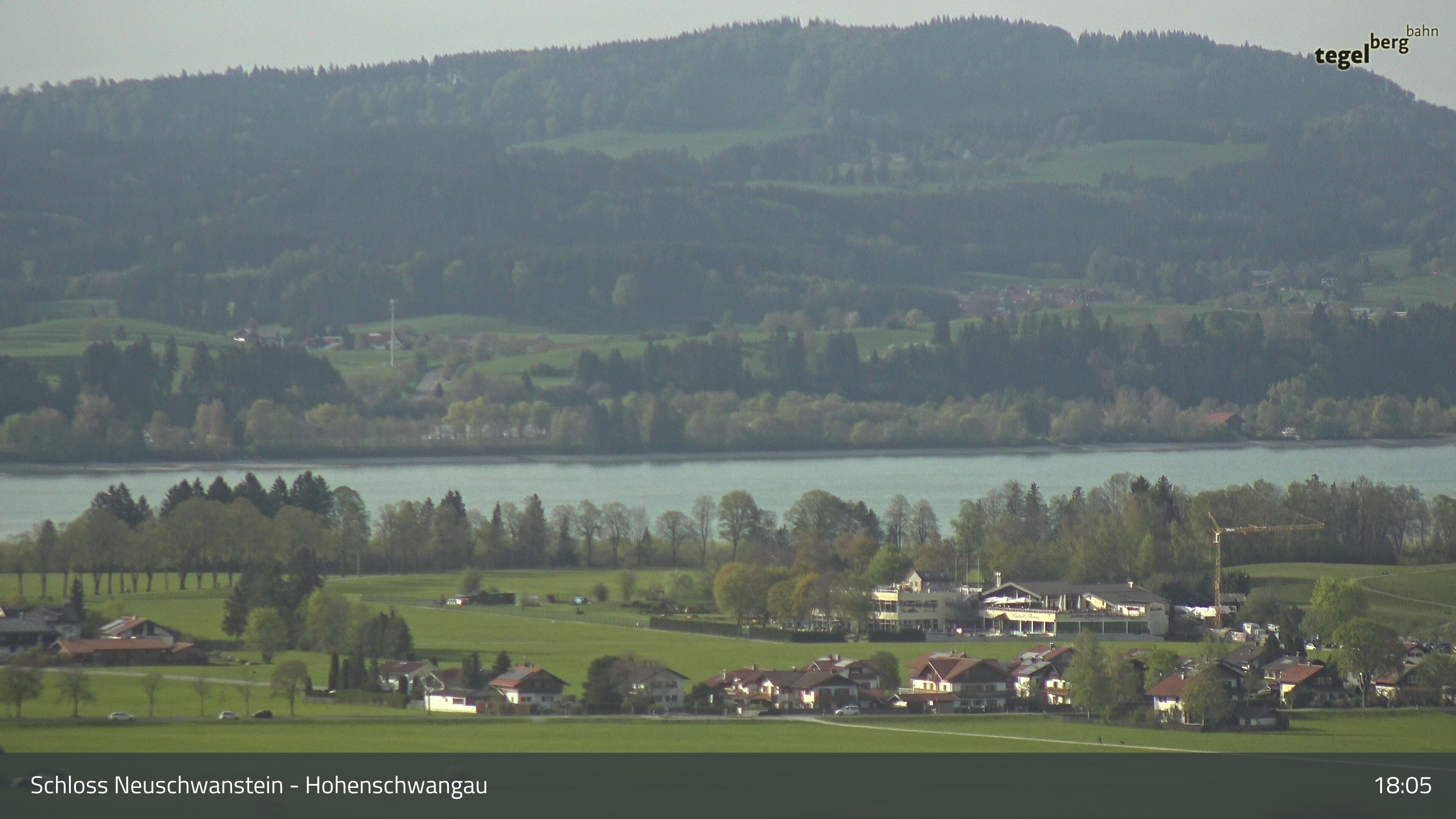 Archiv Foto Webcam Forggensee, Südufer und Schwangau
