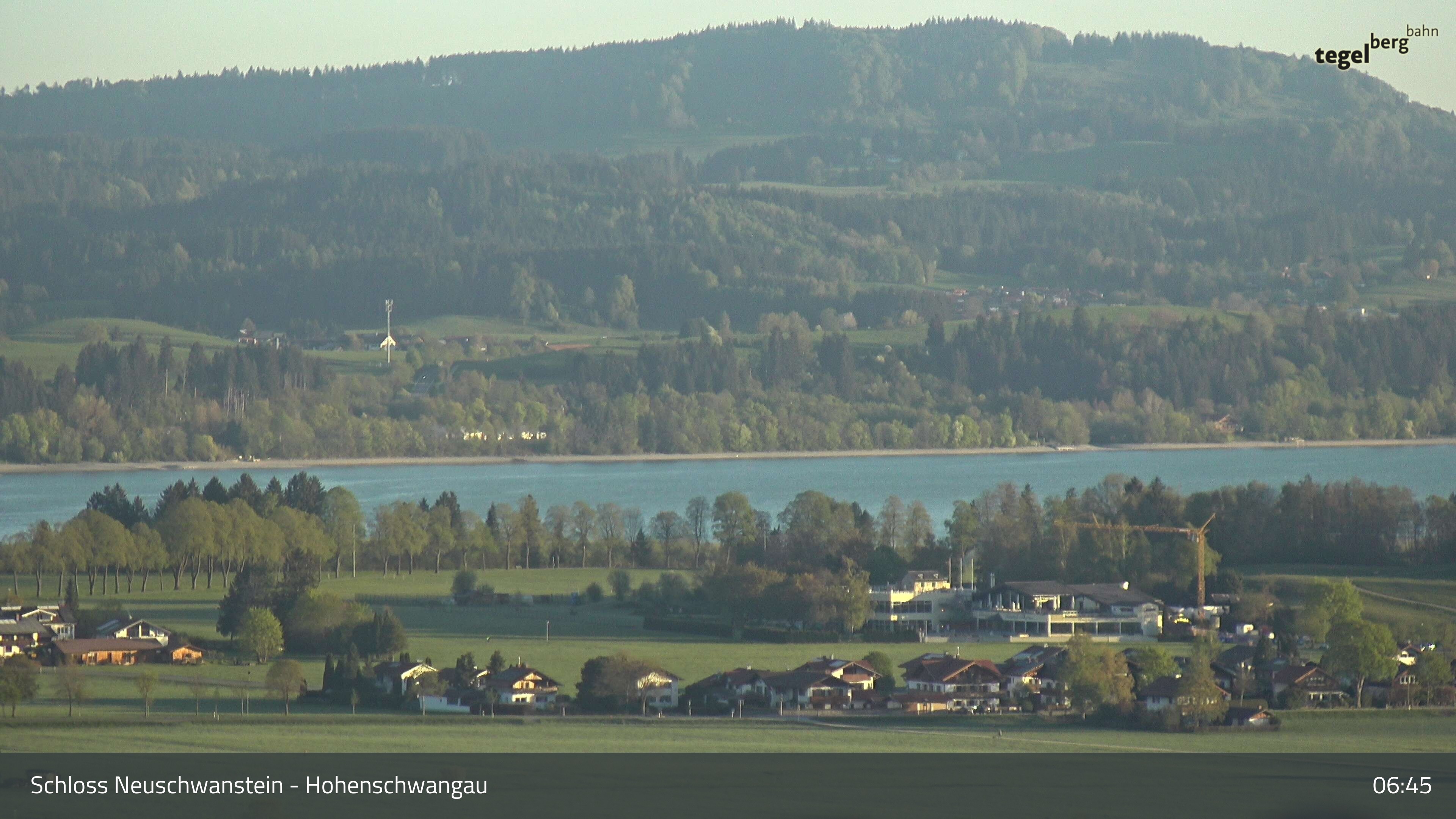 Archiv Foto Webcam Forggensee, Südufer und Schwangau