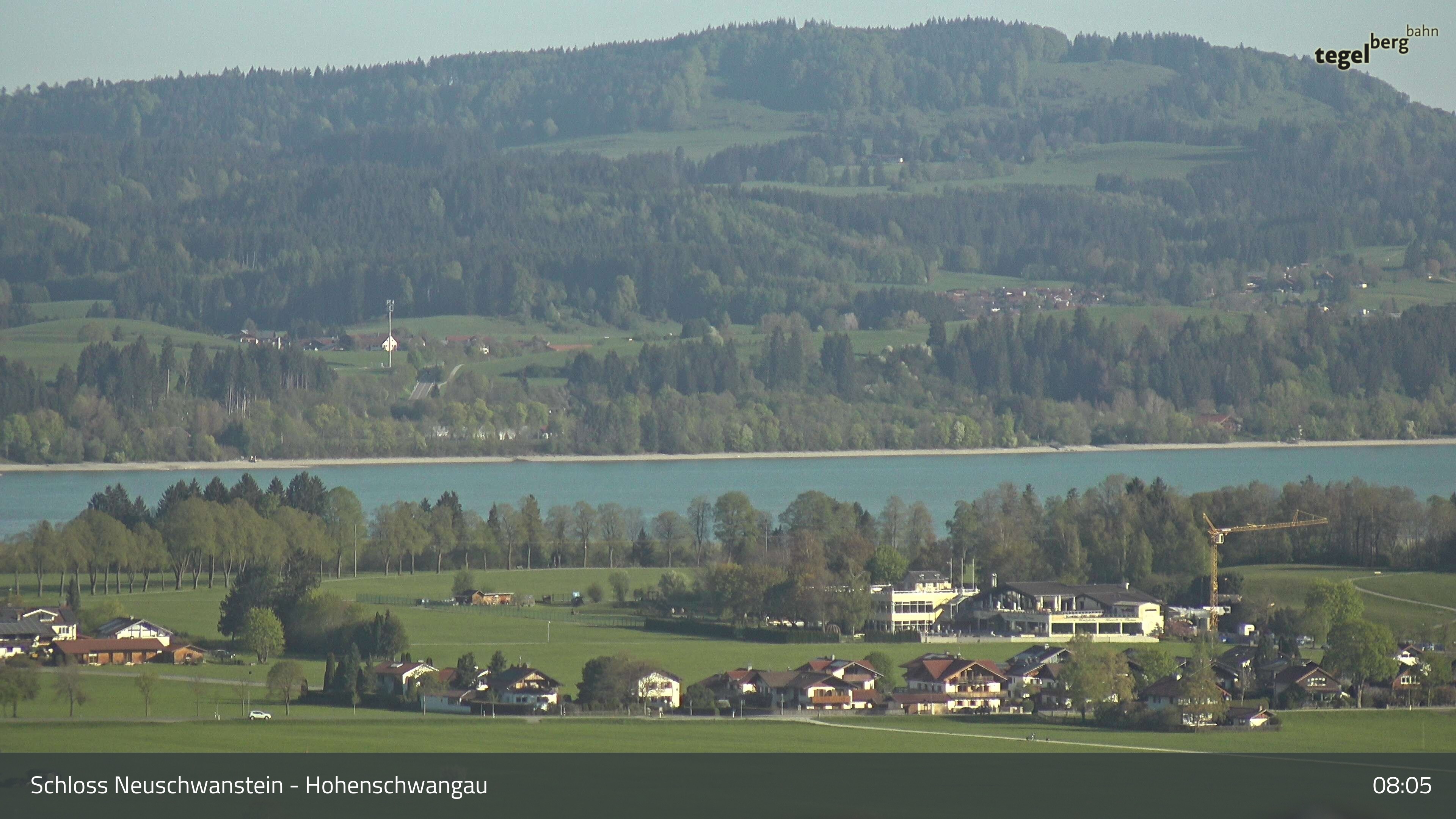 Archiv Foto Webcam Forggensee, Südufer und Schwangau