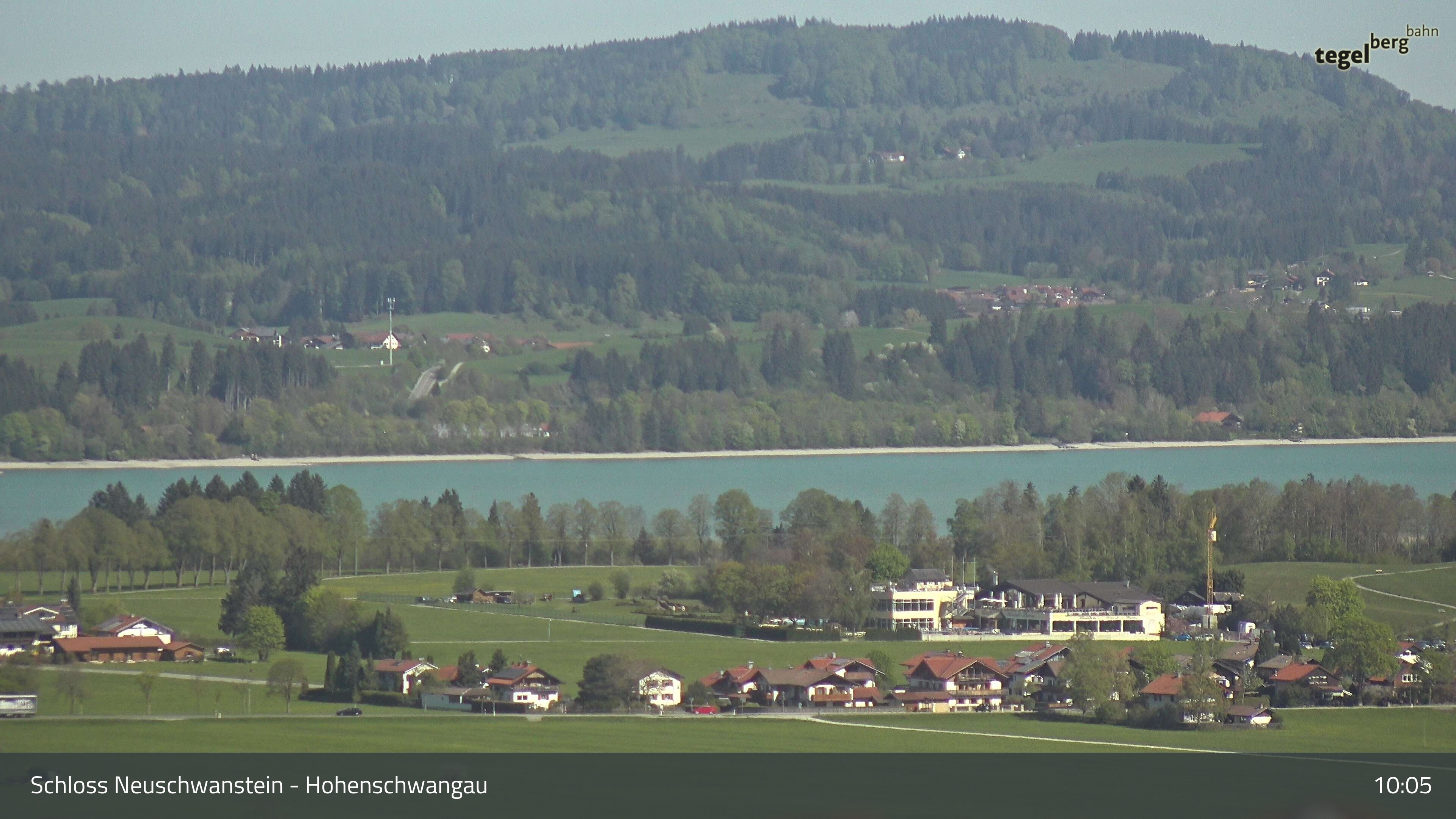 Archiv Foto Webcam Forggensee, Südufer und Schwangau