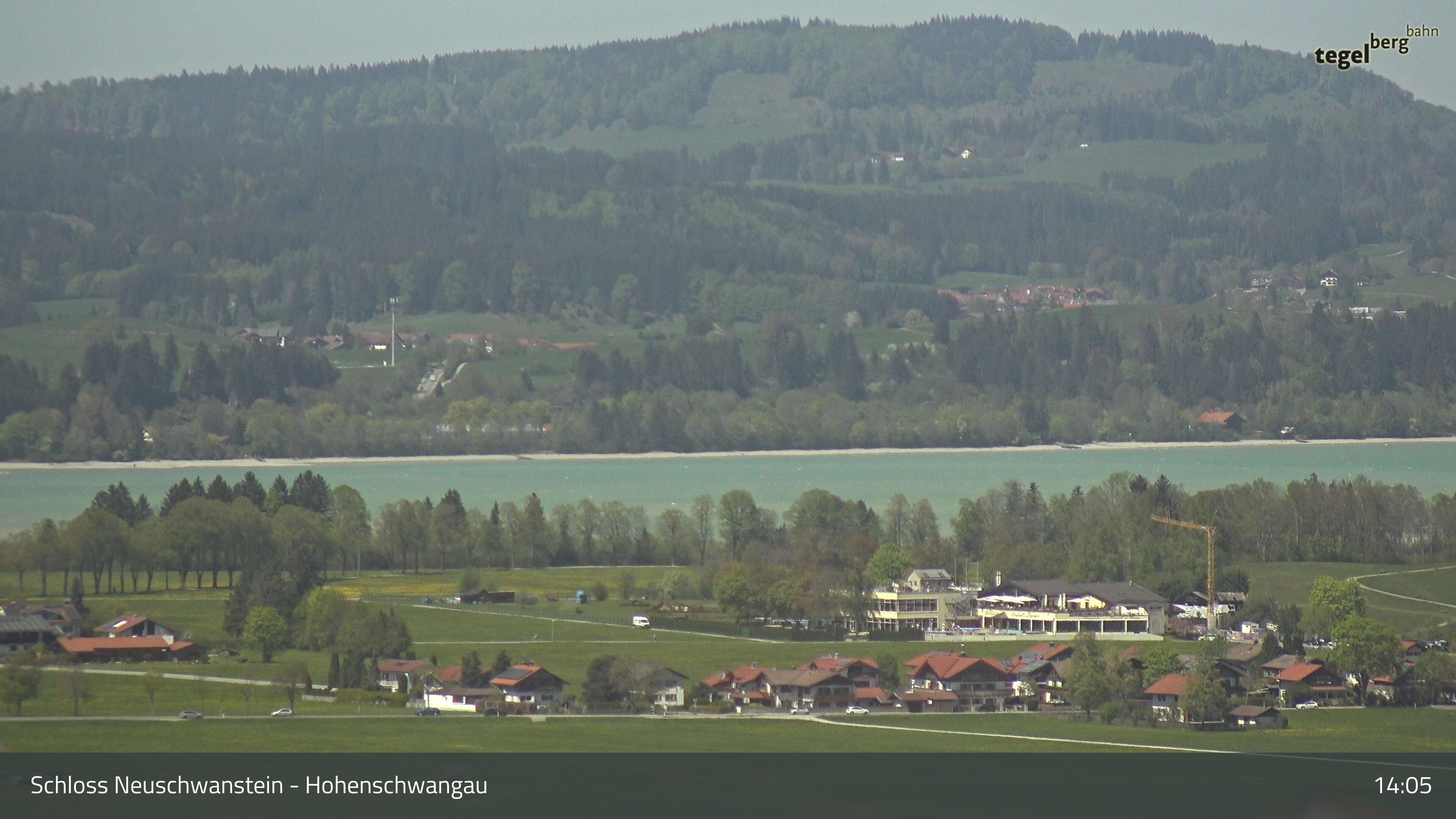 Archiv Foto Webcam Forggensee, Südufer und Schwangau