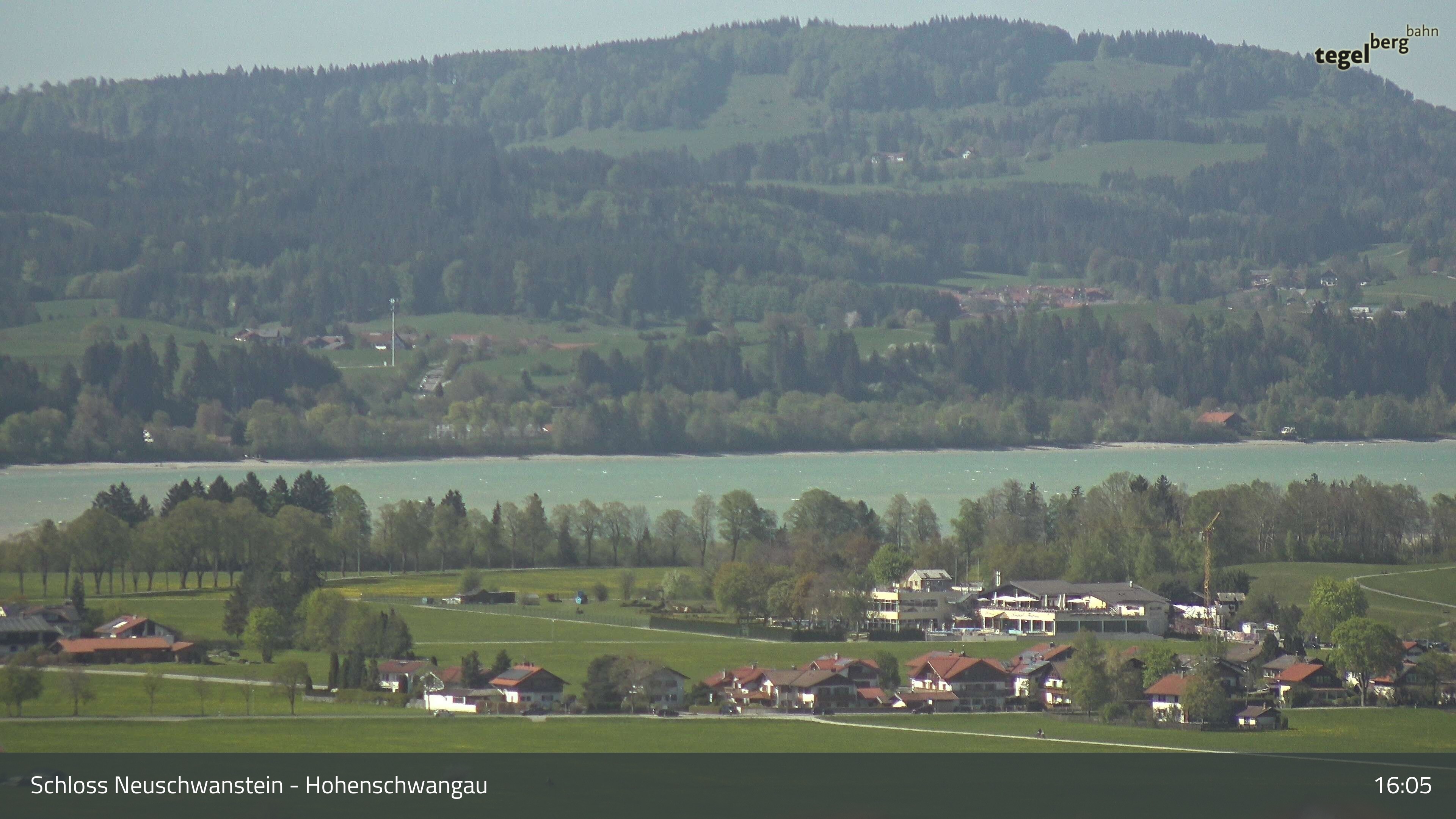 Archiv Foto Webcam Forggensee, Südufer und Schwangau
