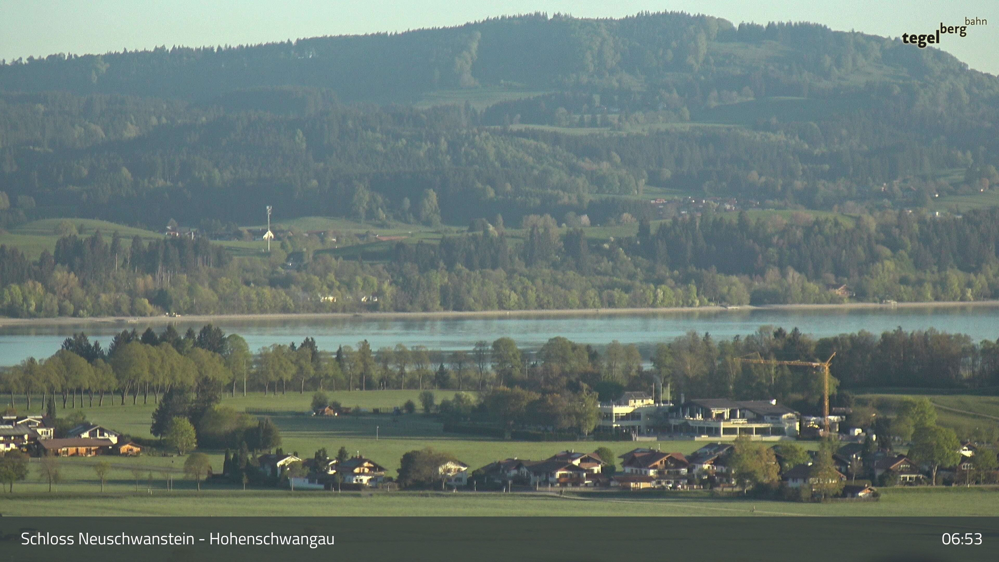 Archiv Foto Webcam Forggensee, Südufer und Schwangau