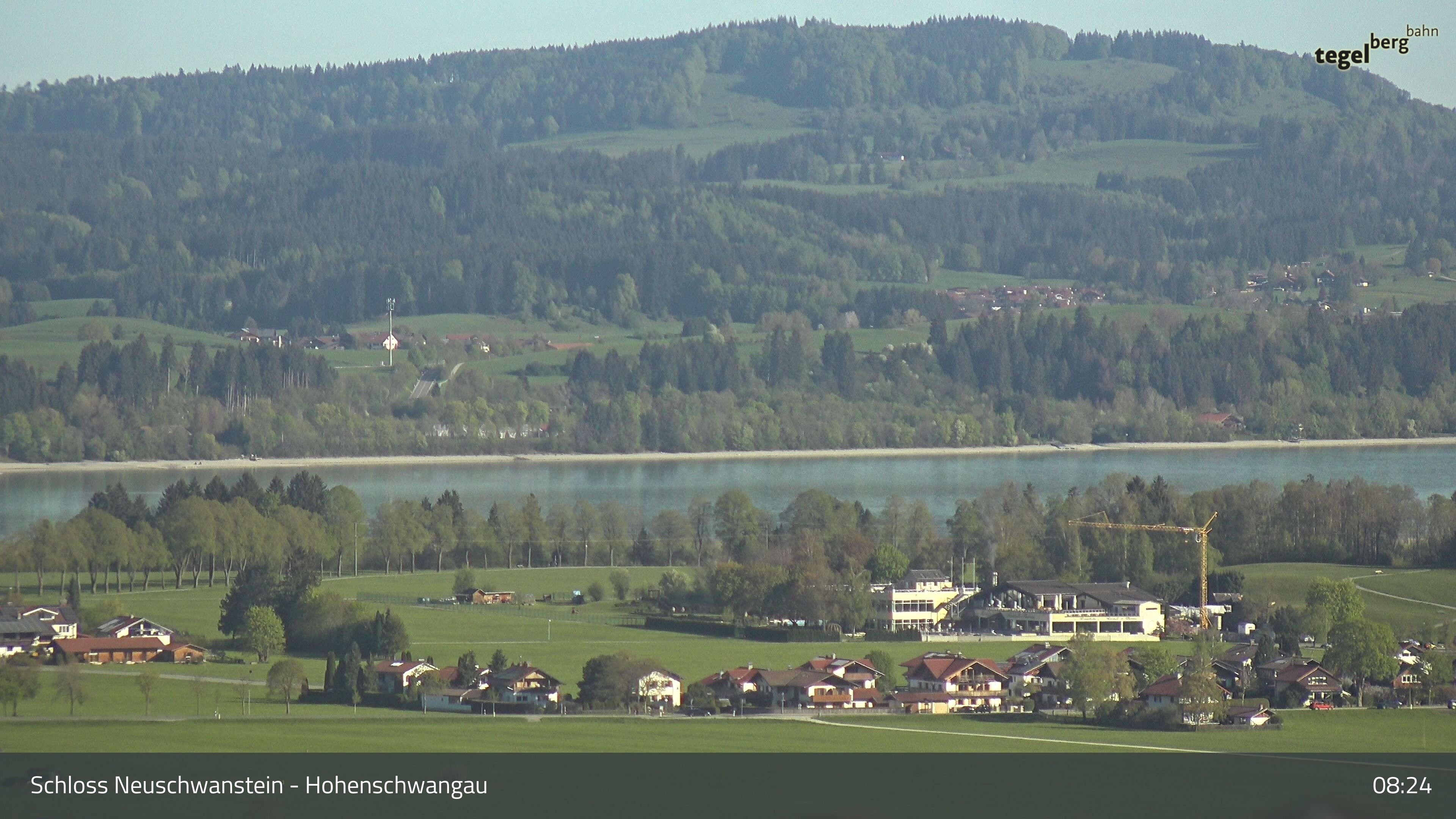 Archiv Foto Webcam Forggensee, Südufer und Schwangau