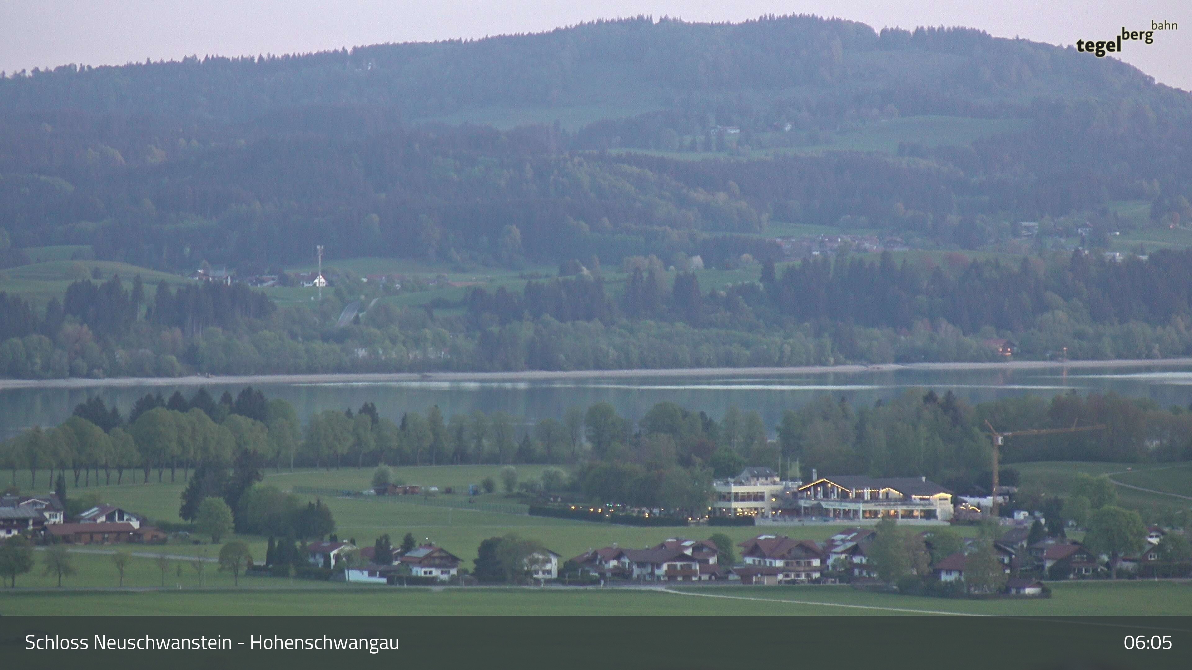 Archiv Foto Webcam Forggensee, Südufer und Schwangau