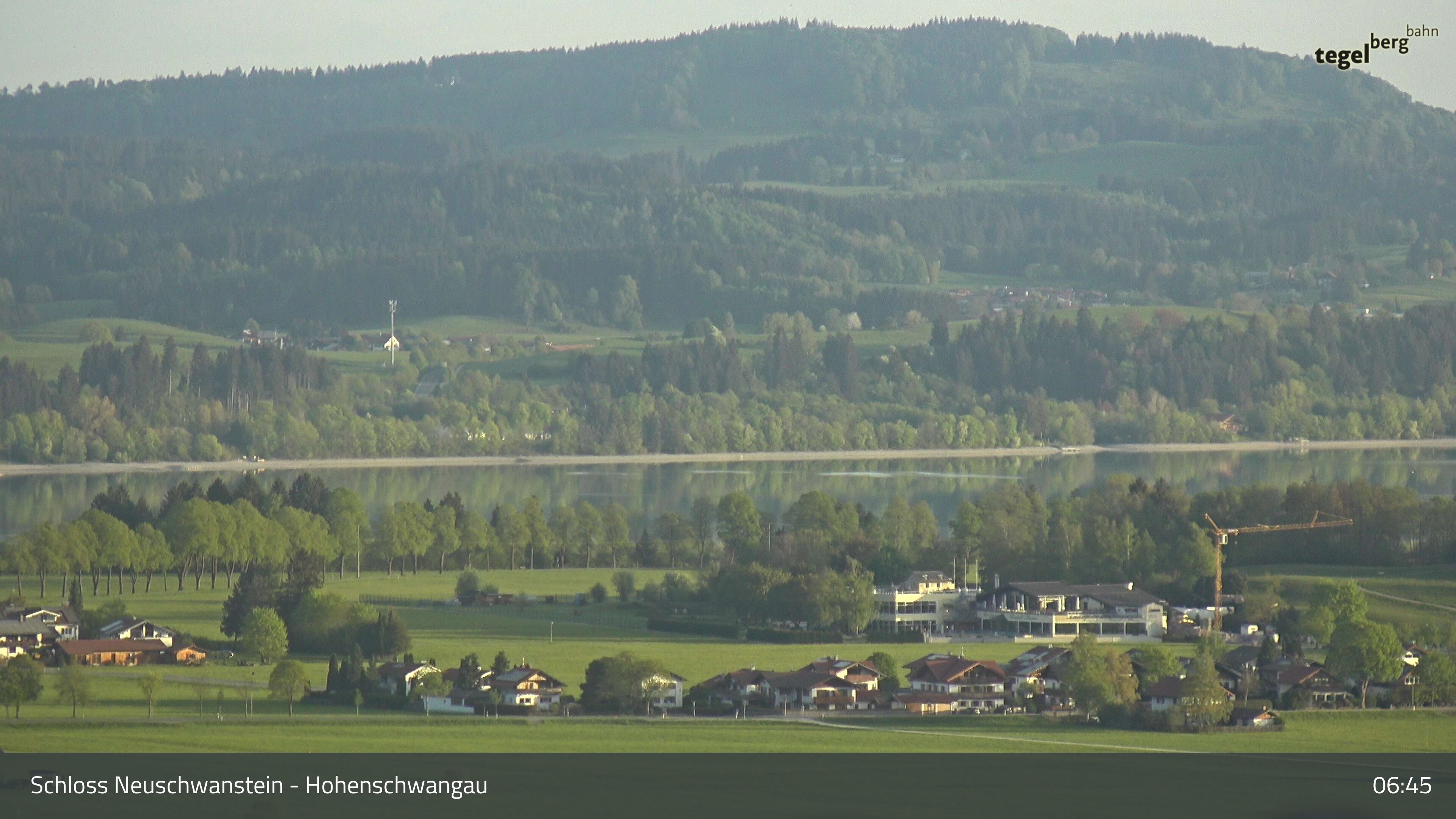Archiv Foto Webcam Forggensee, Südufer und Schwangau