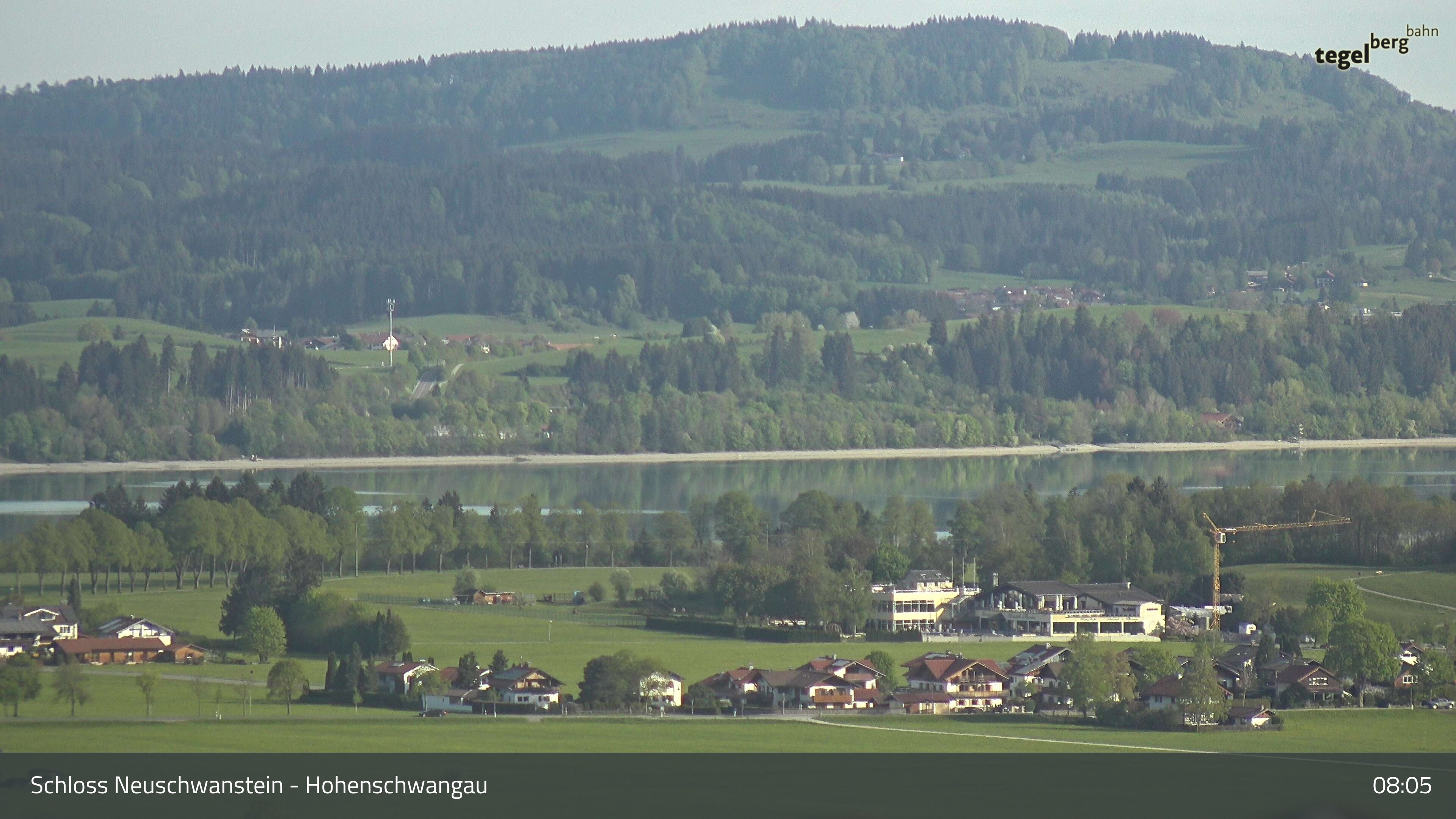 Archiv Foto Webcam Forggensee, Südufer und Schwangau