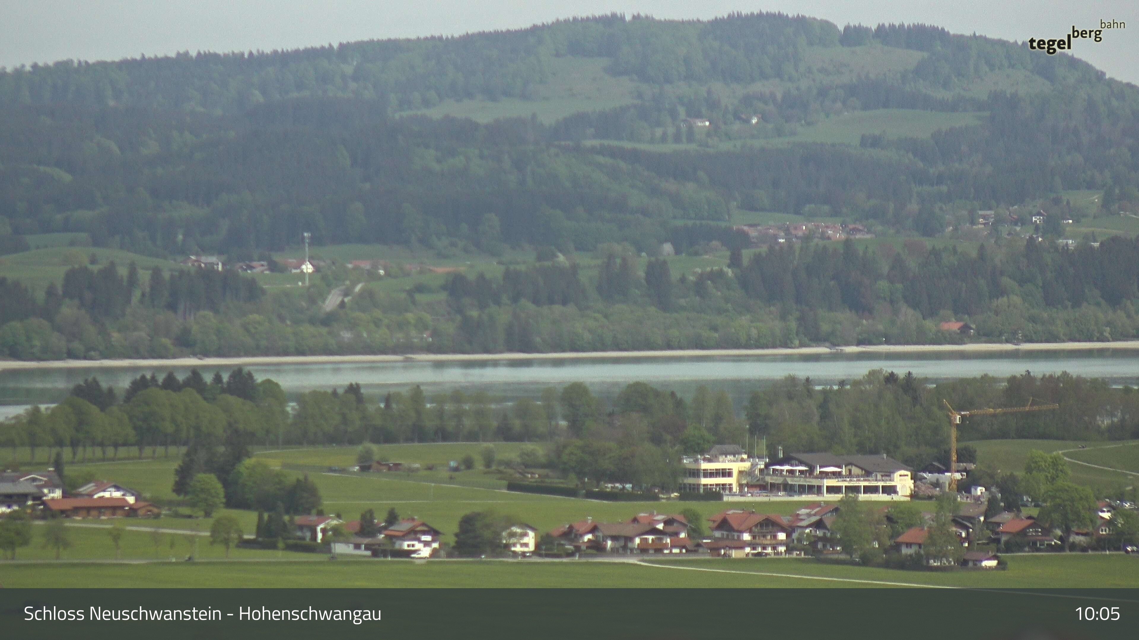 Archiv Foto Webcam Forggensee, Südufer und Schwangau