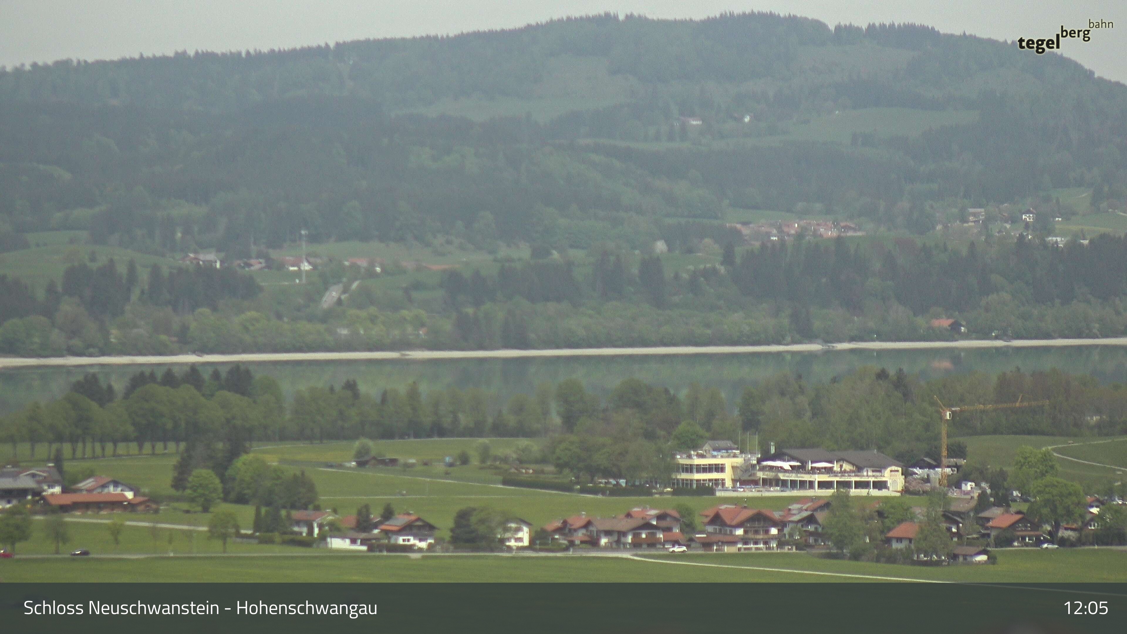 Archiv Foto Webcam Forggensee, Südufer und Schwangau