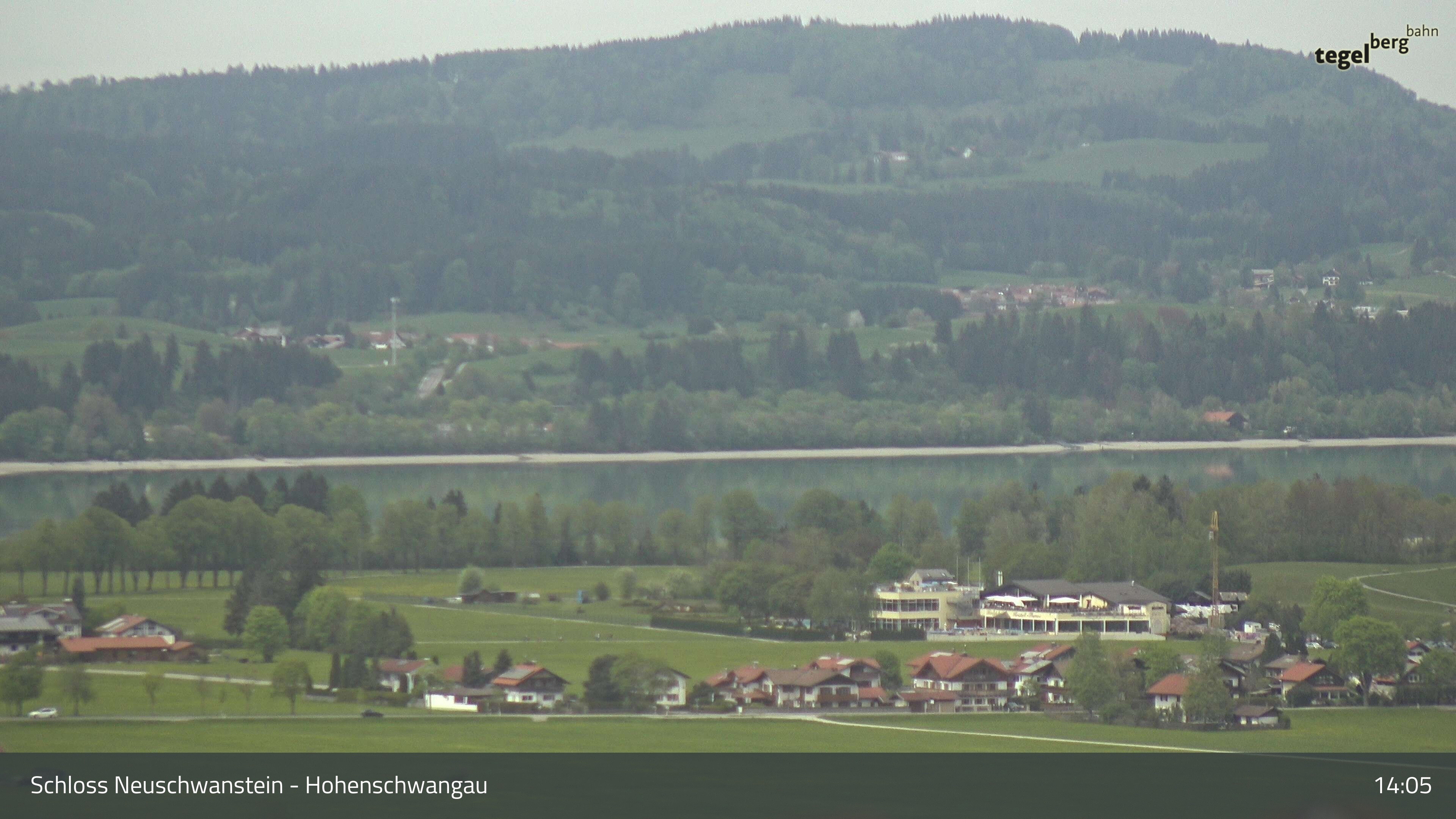 Archiv Foto Webcam Forggensee, Südufer und Schwangau