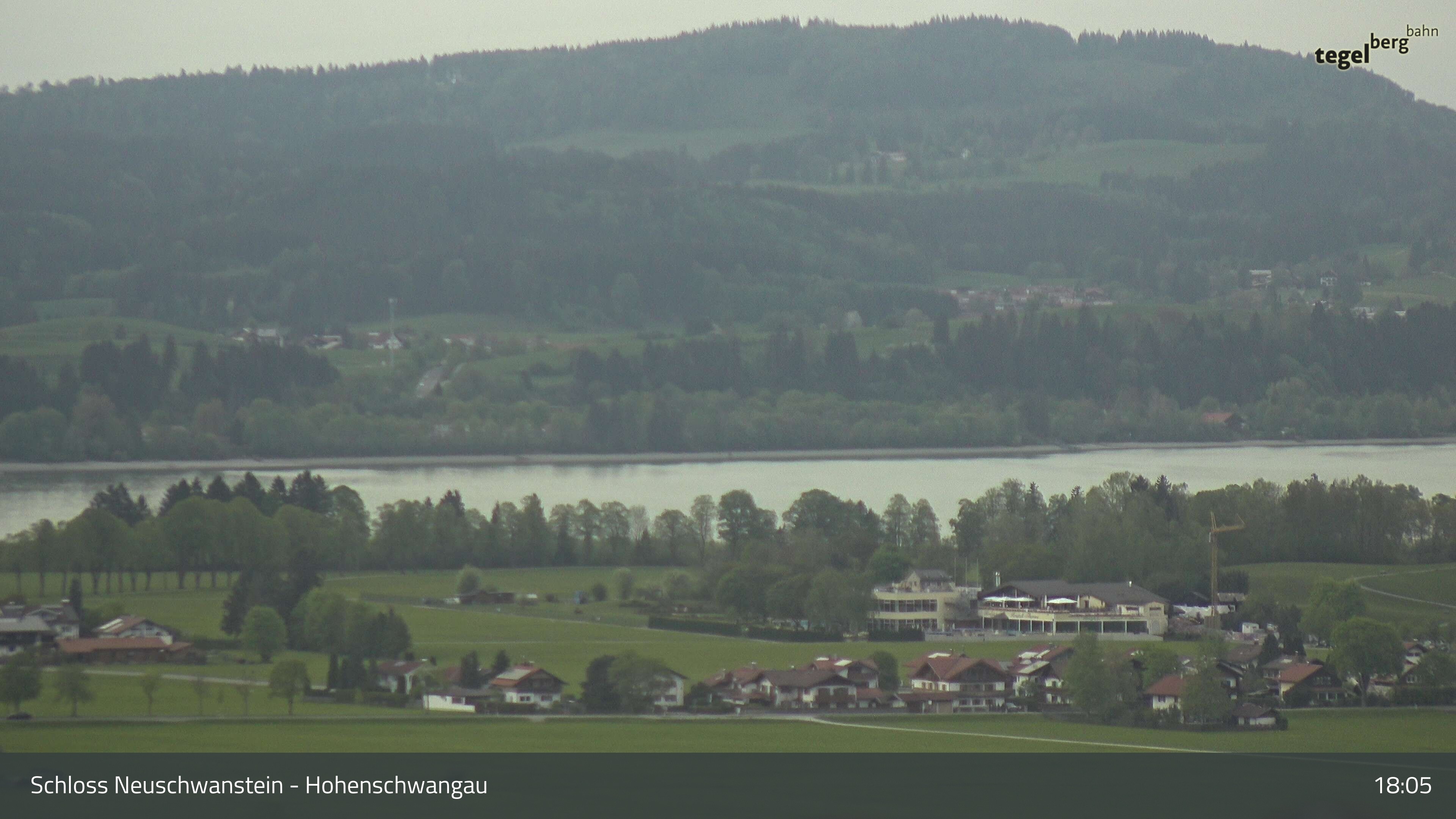 Archiv Foto Webcam Forggensee, Südufer und Schwangau
