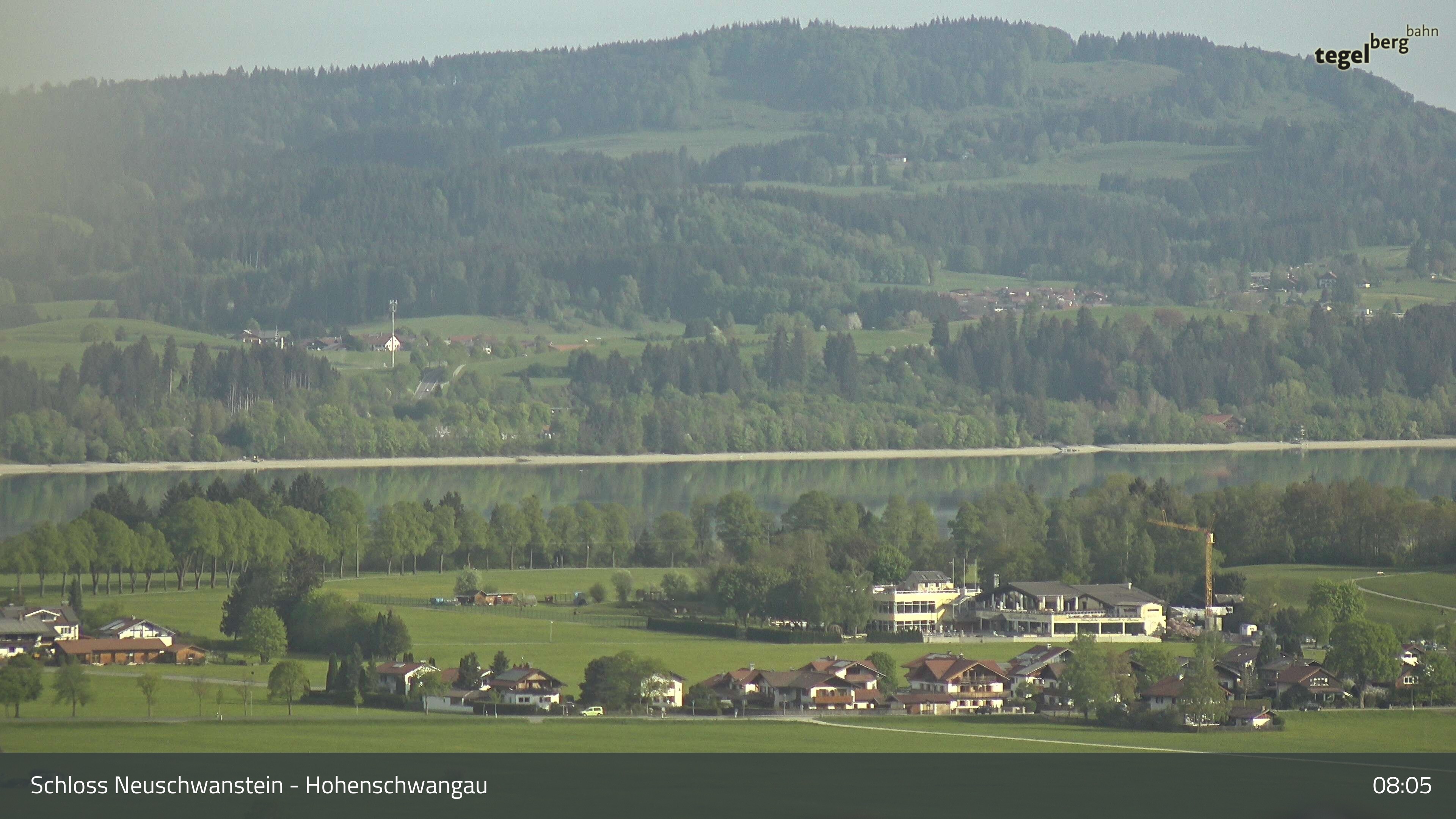 Archiv Foto Webcam Forggensee, Südufer und Schwangau