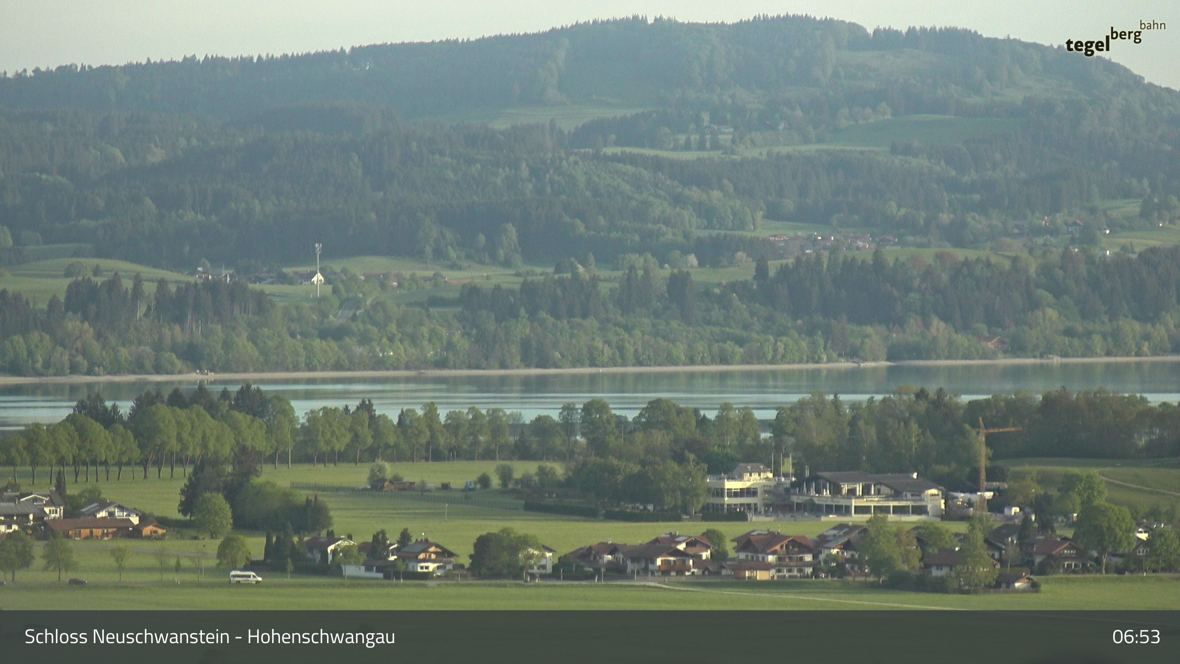 Archiv Foto Webcam Forggensee, Südufer und Schwangau