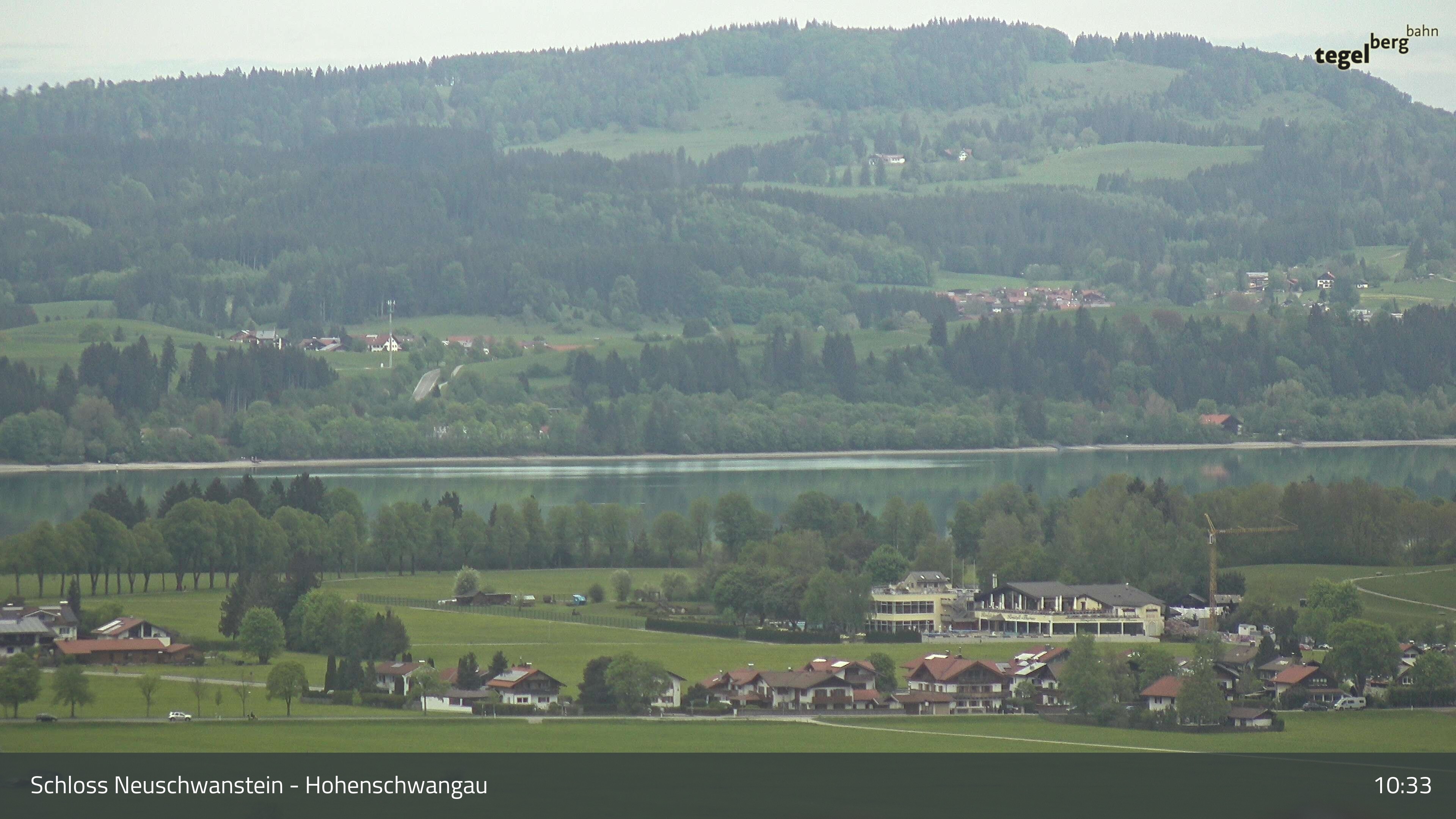 Archiv Foto Webcam Forggensee, Südufer und Schwangau