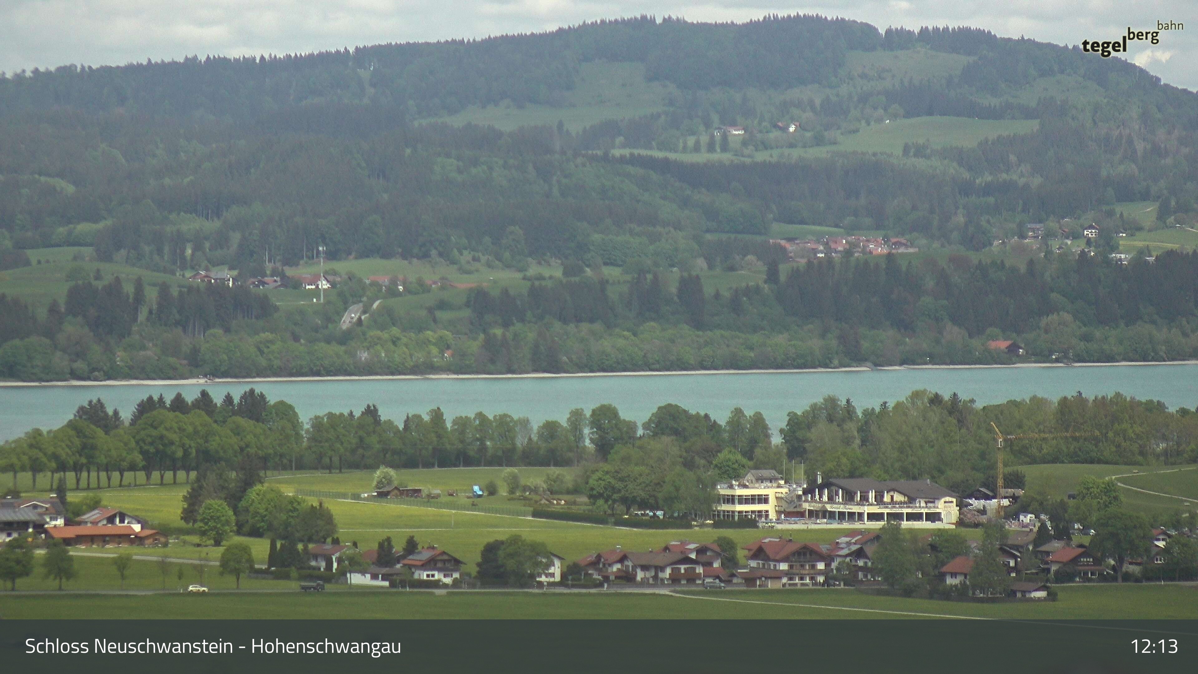 Archiv Foto Webcam Forggensee, Südufer und Schwangau