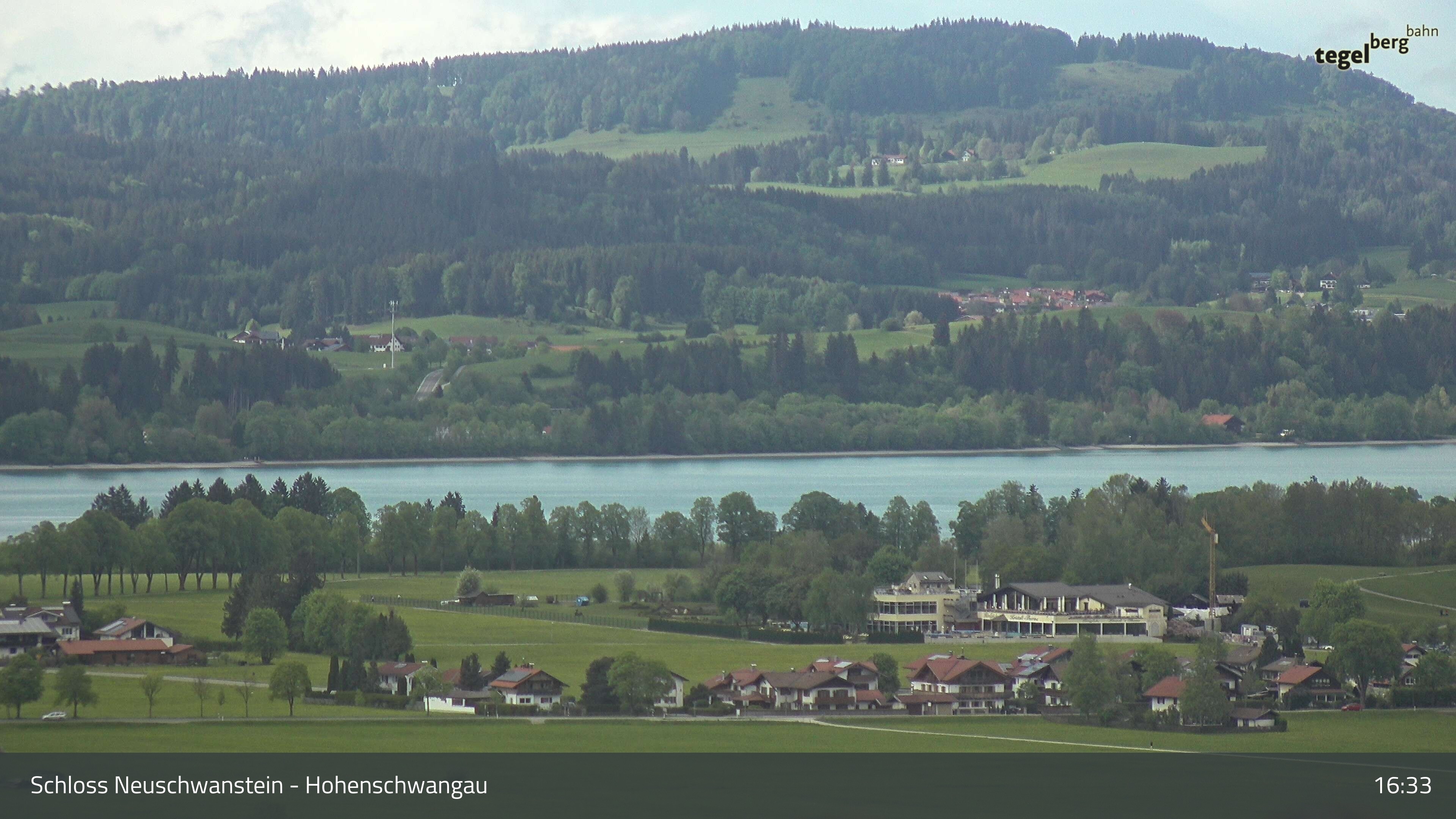Archiv Foto Webcam Forggensee, Südufer und Schwangau
