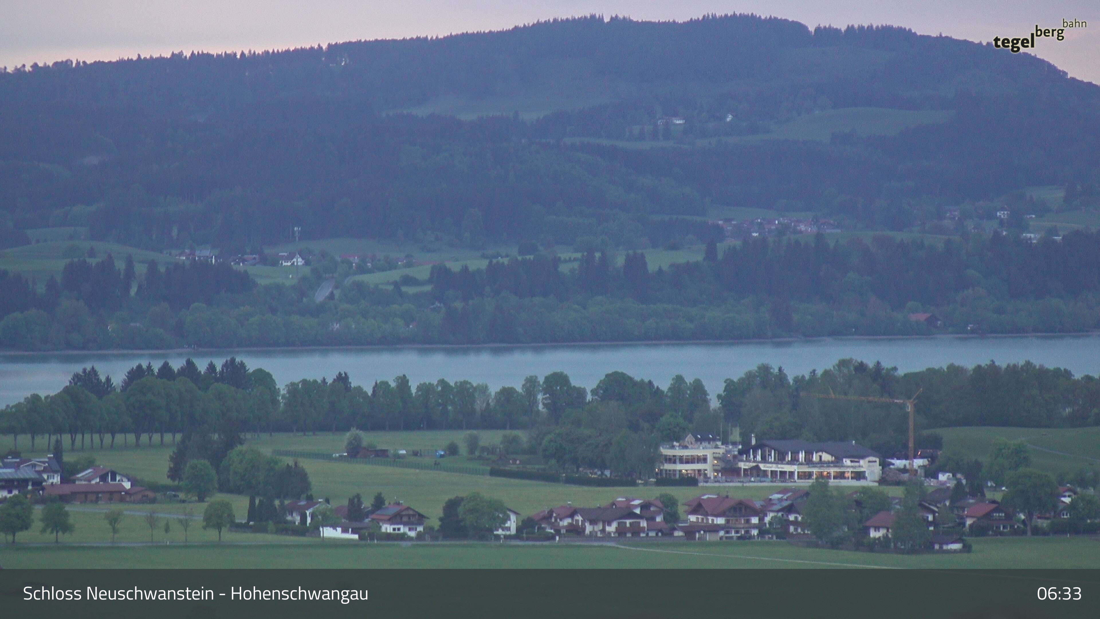 Archiv Foto Webcam Forggensee, Südufer und Schwangau