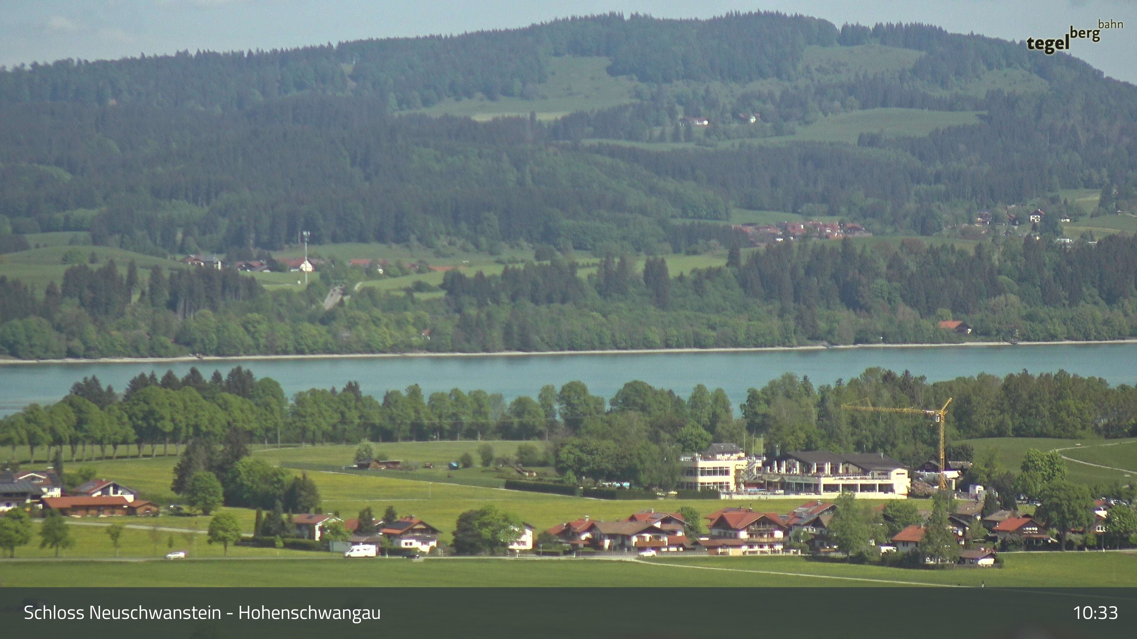 Archiv Foto Webcam Forggensee, Südufer und Schwangau