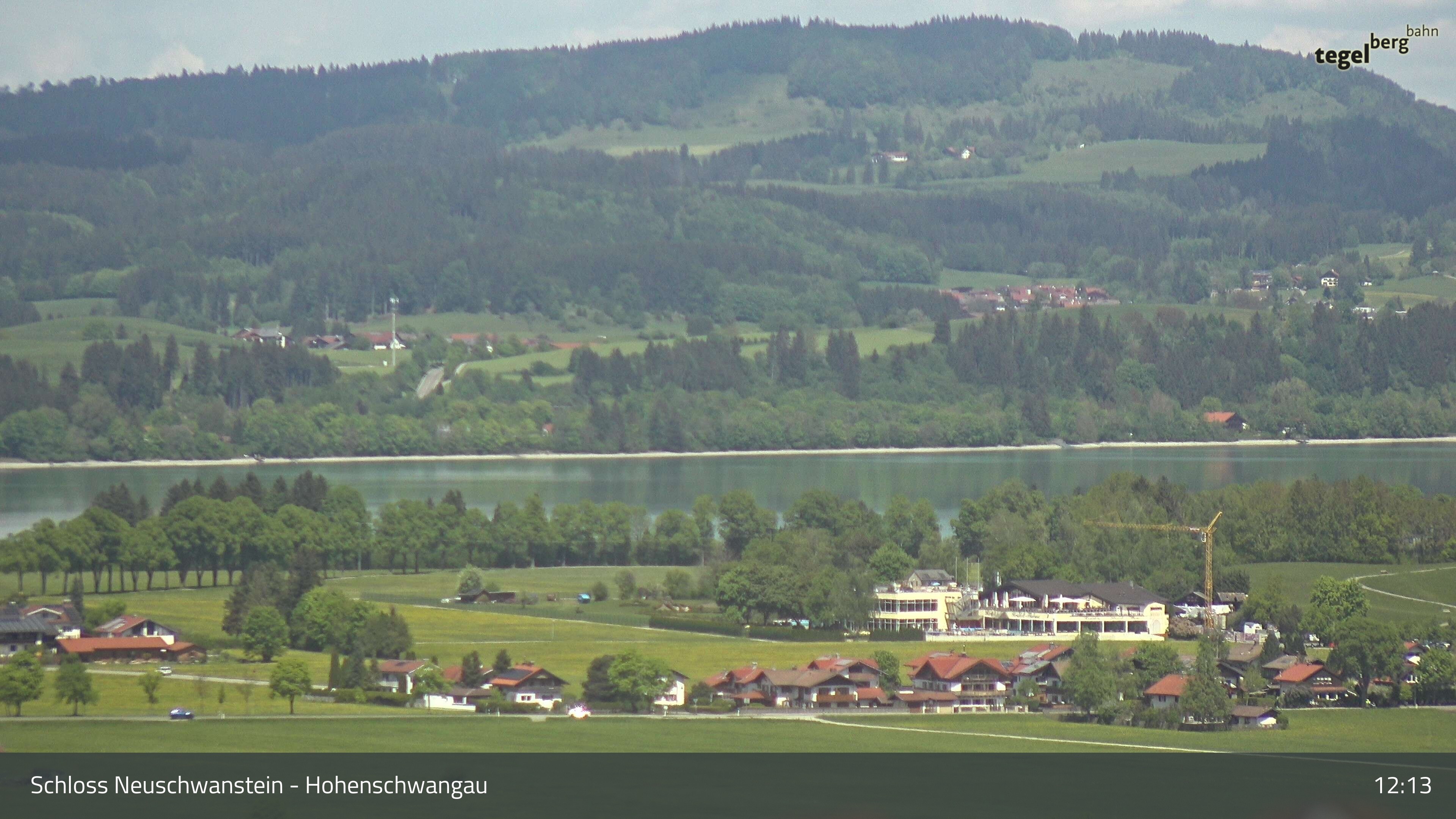 Archiv Foto Webcam Forggensee, Südufer und Schwangau