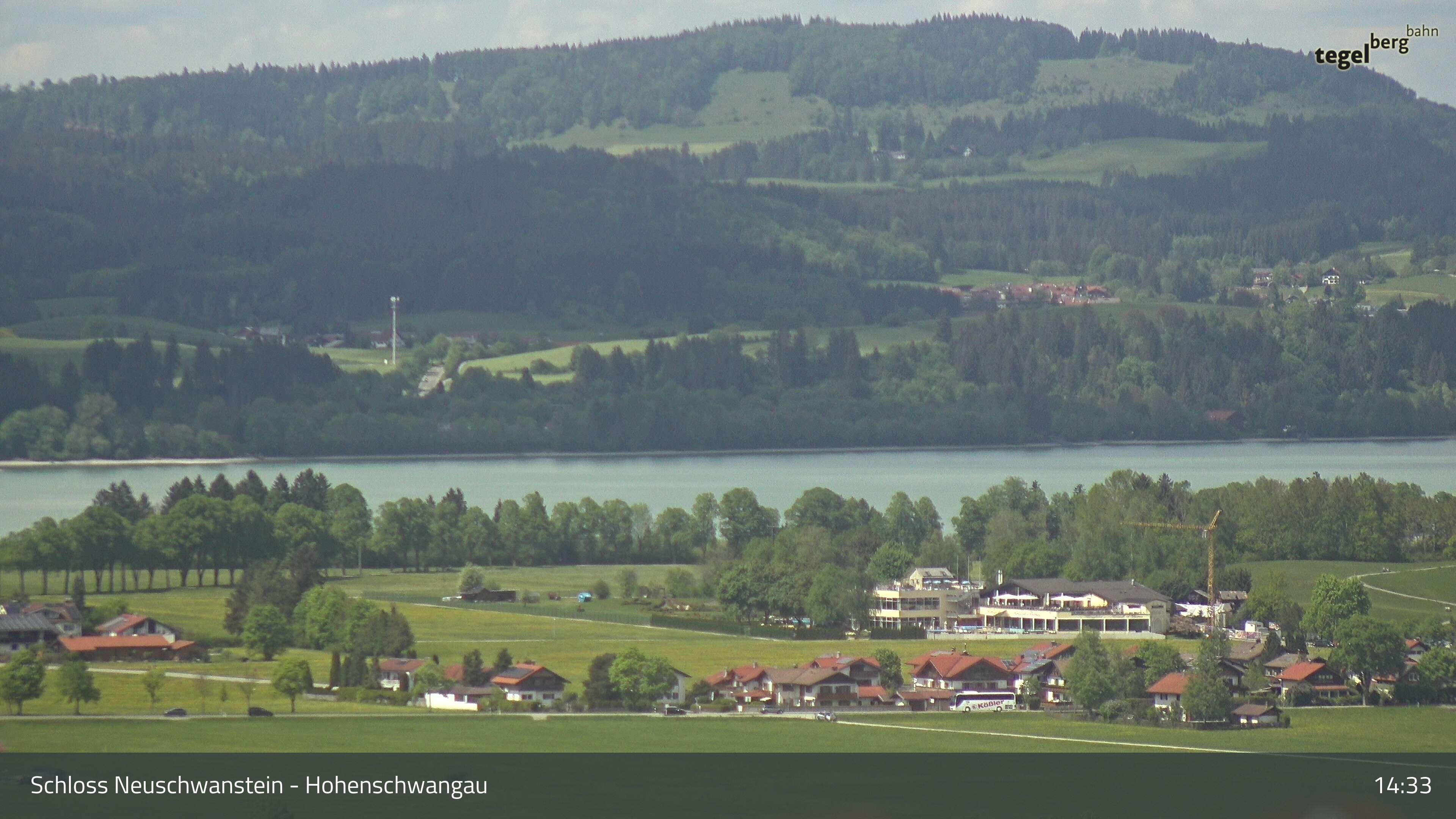 Archiv Foto Webcam Forggensee, Südufer und Schwangau
