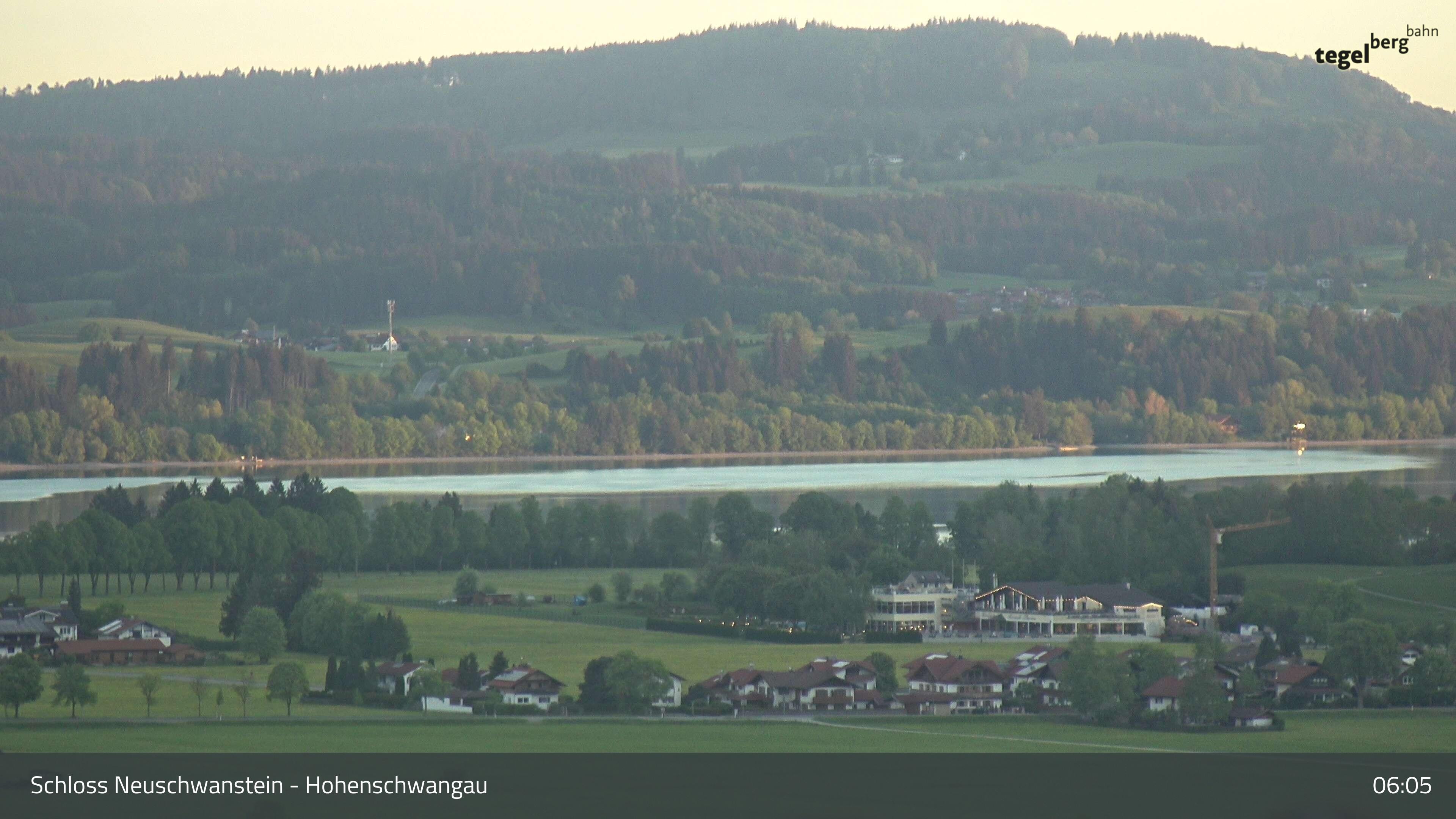 Archiv Foto Webcam Forggensee, Südufer und Schwangau