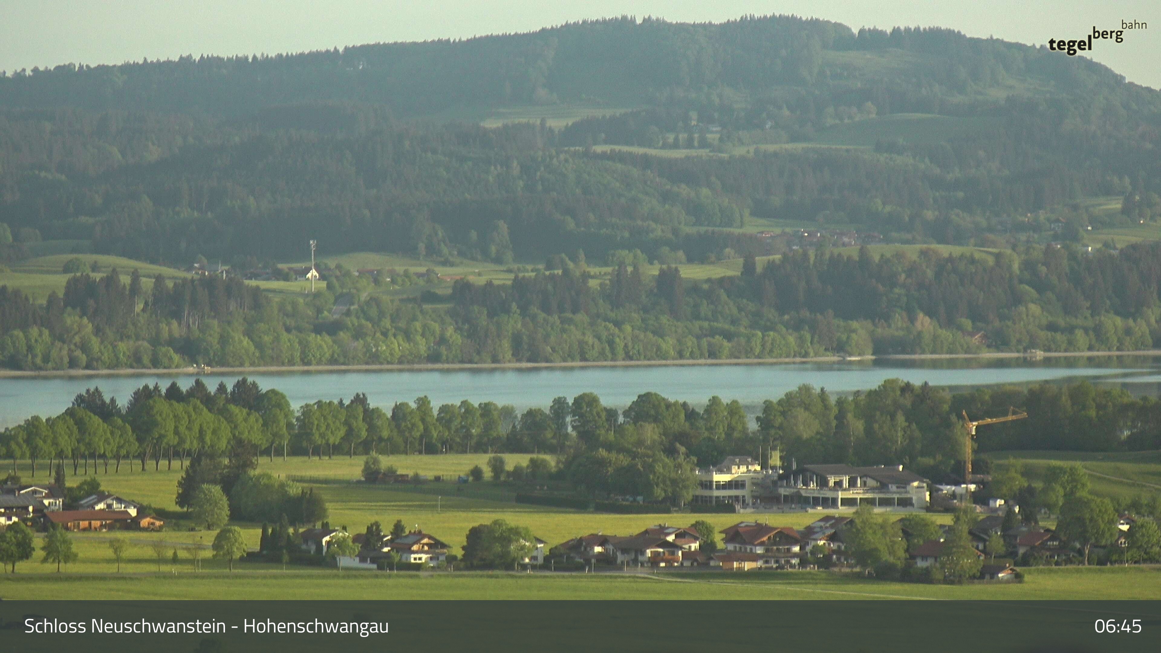 Archiv Foto Webcam Forggensee, Südufer und Schwangau