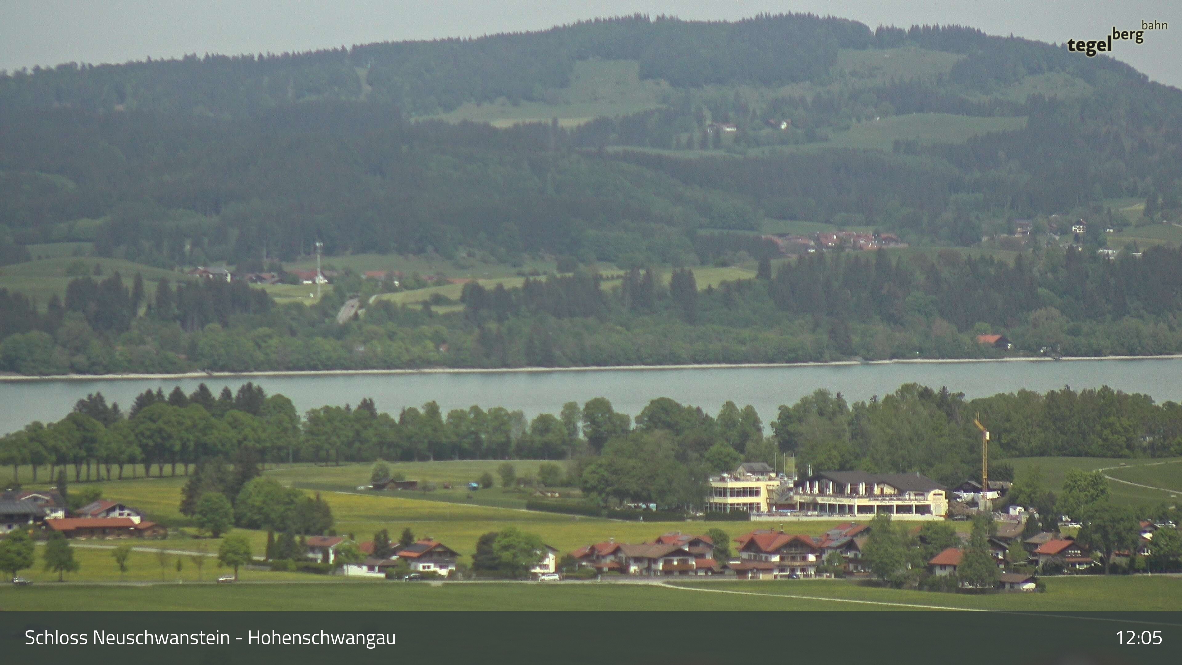 Archiv Foto Webcam Forggensee, Südufer und Schwangau