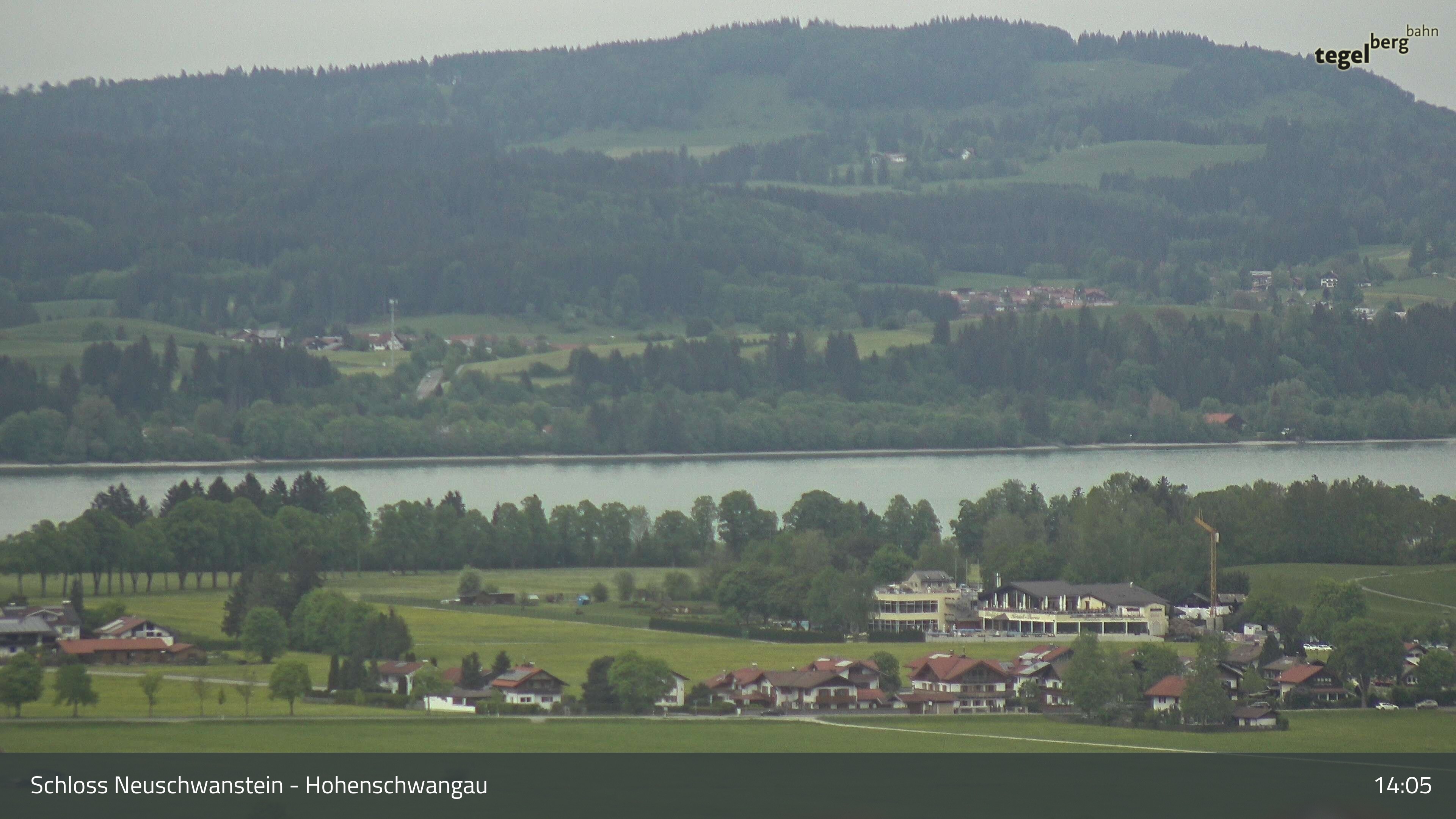 Archiv Foto Webcam Forggensee, Südufer und Schwangau