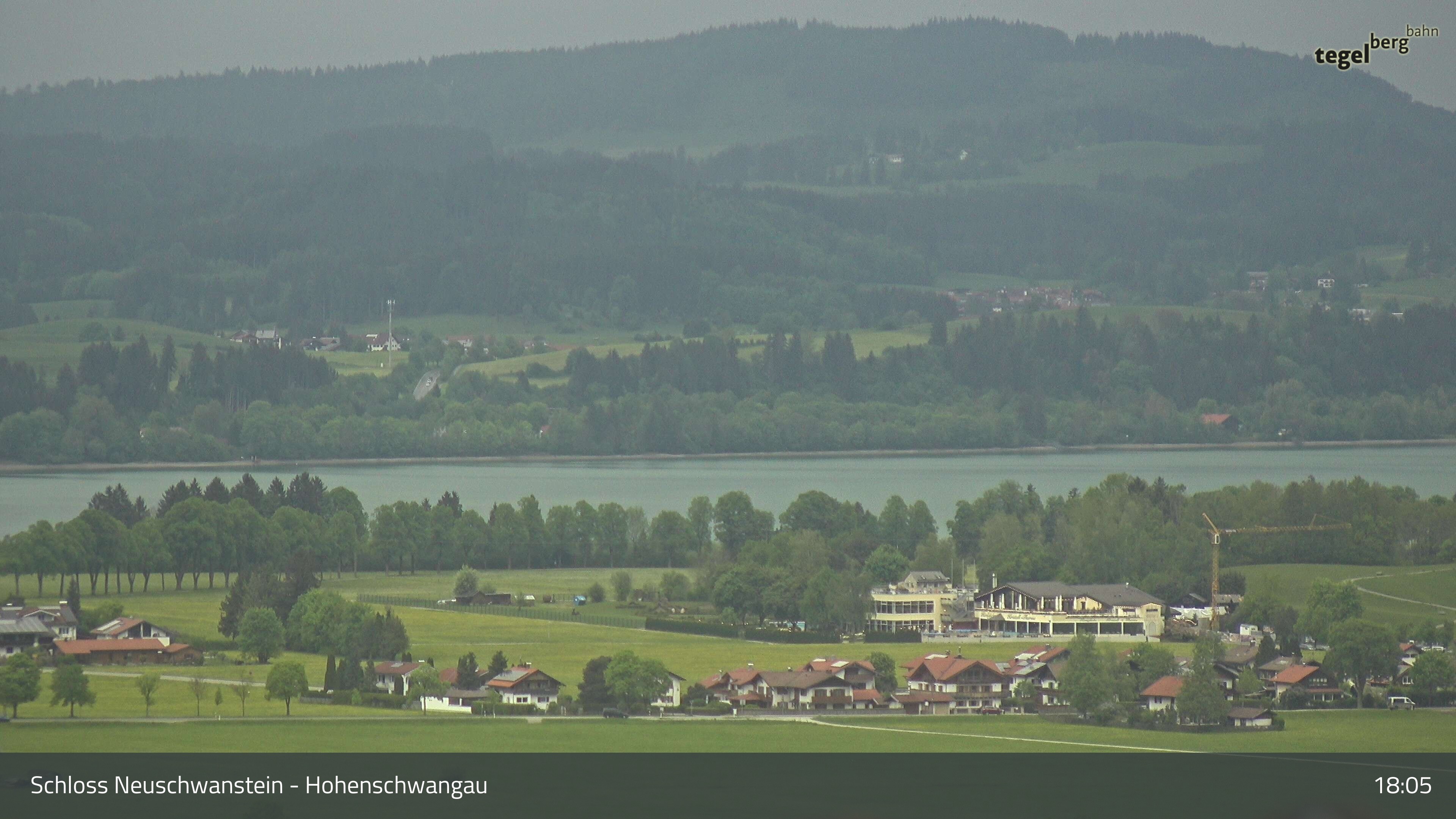 Archiv Foto Webcam Forggensee, Südufer und Schwangau