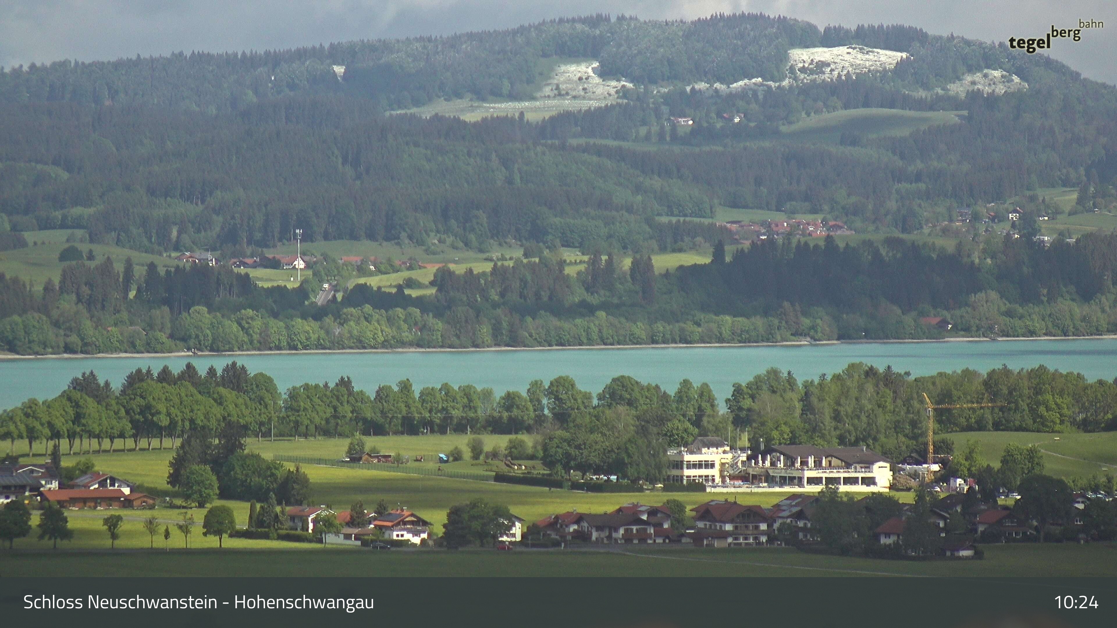 Archiv Foto Webcam Forggensee, Südufer und Schwangau