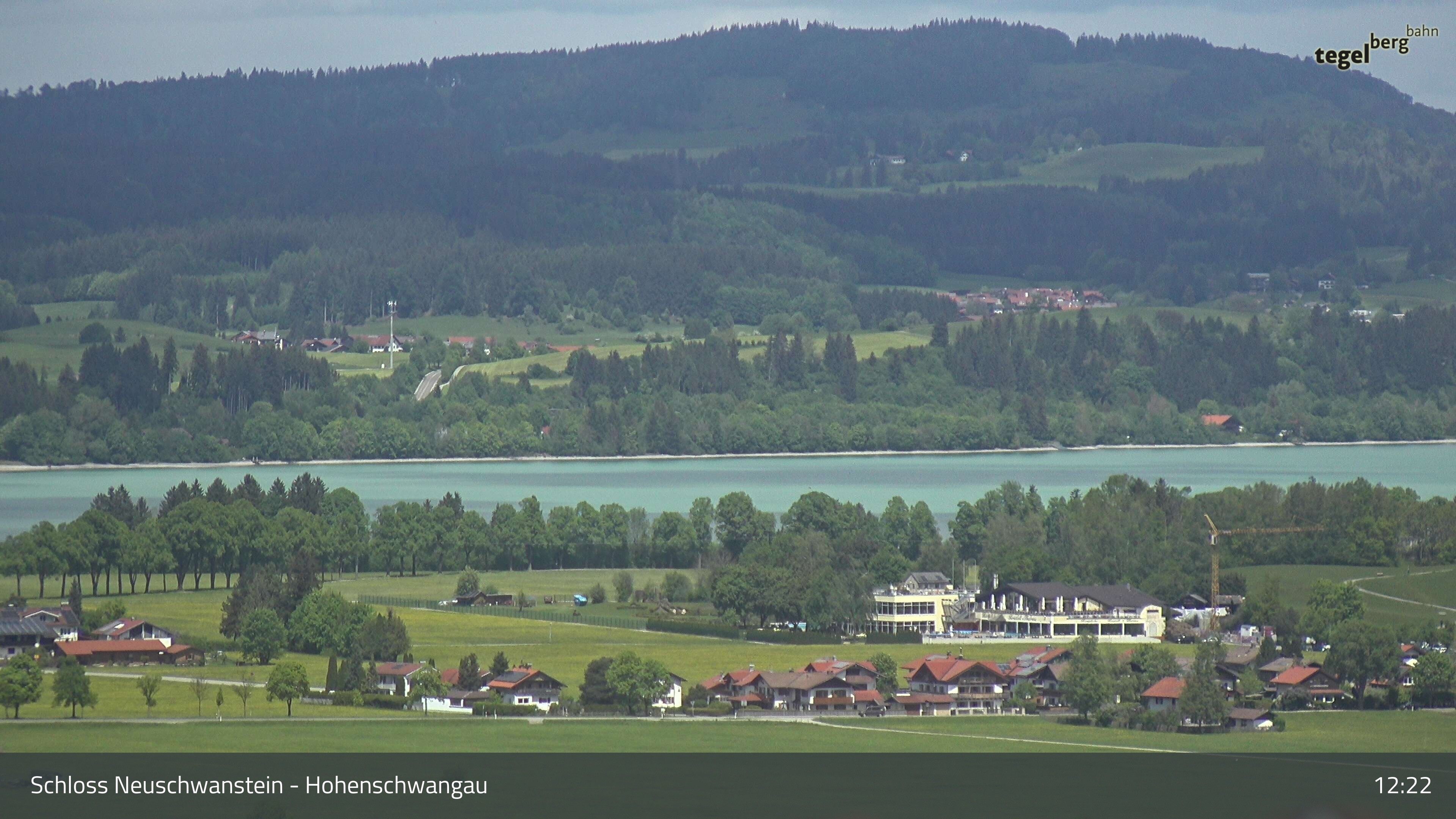 Archiv Foto Webcam Forggensee, Südufer und Schwangau