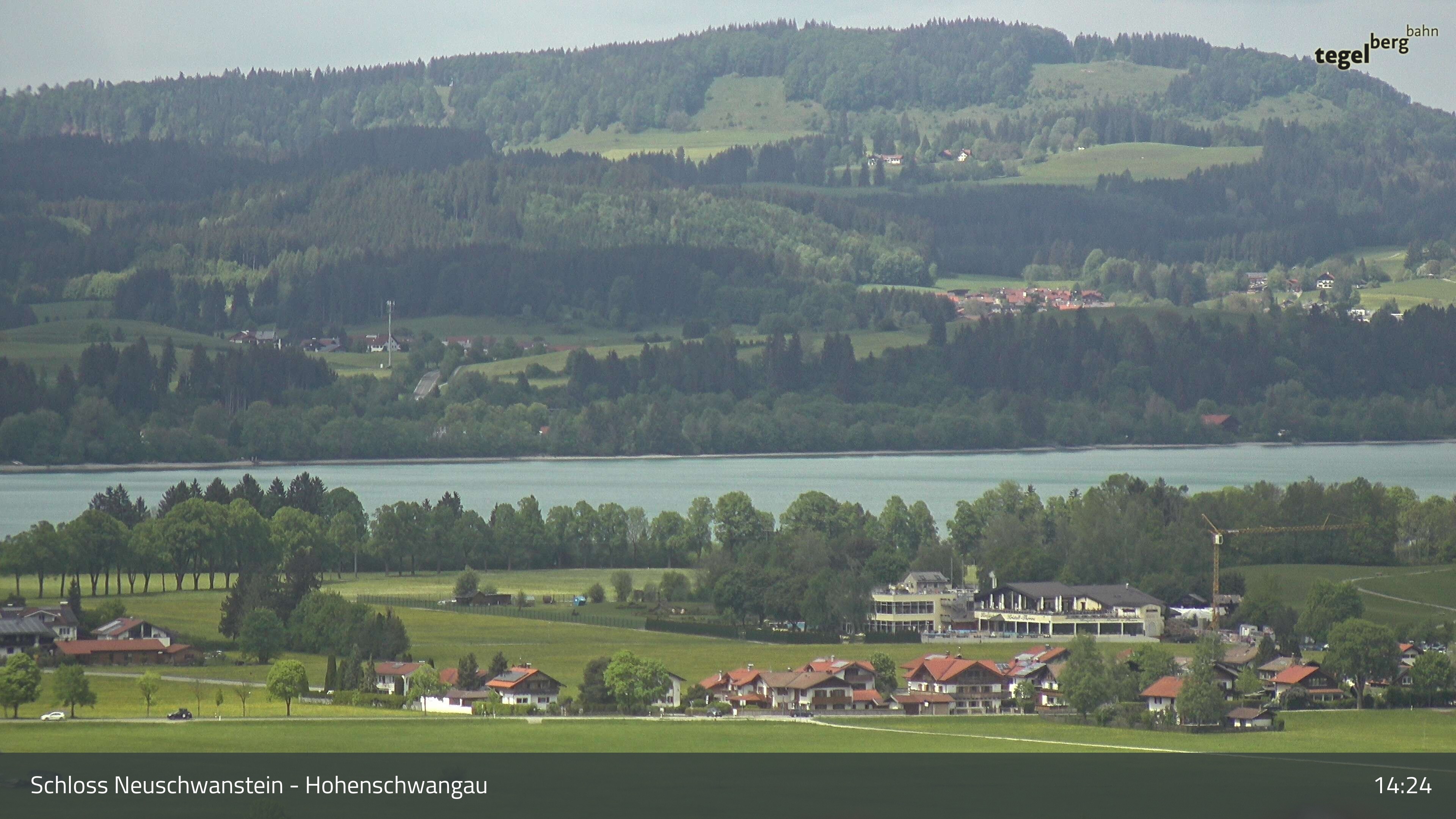 Archiv Foto Webcam Forggensee, Südufer und Schwangau