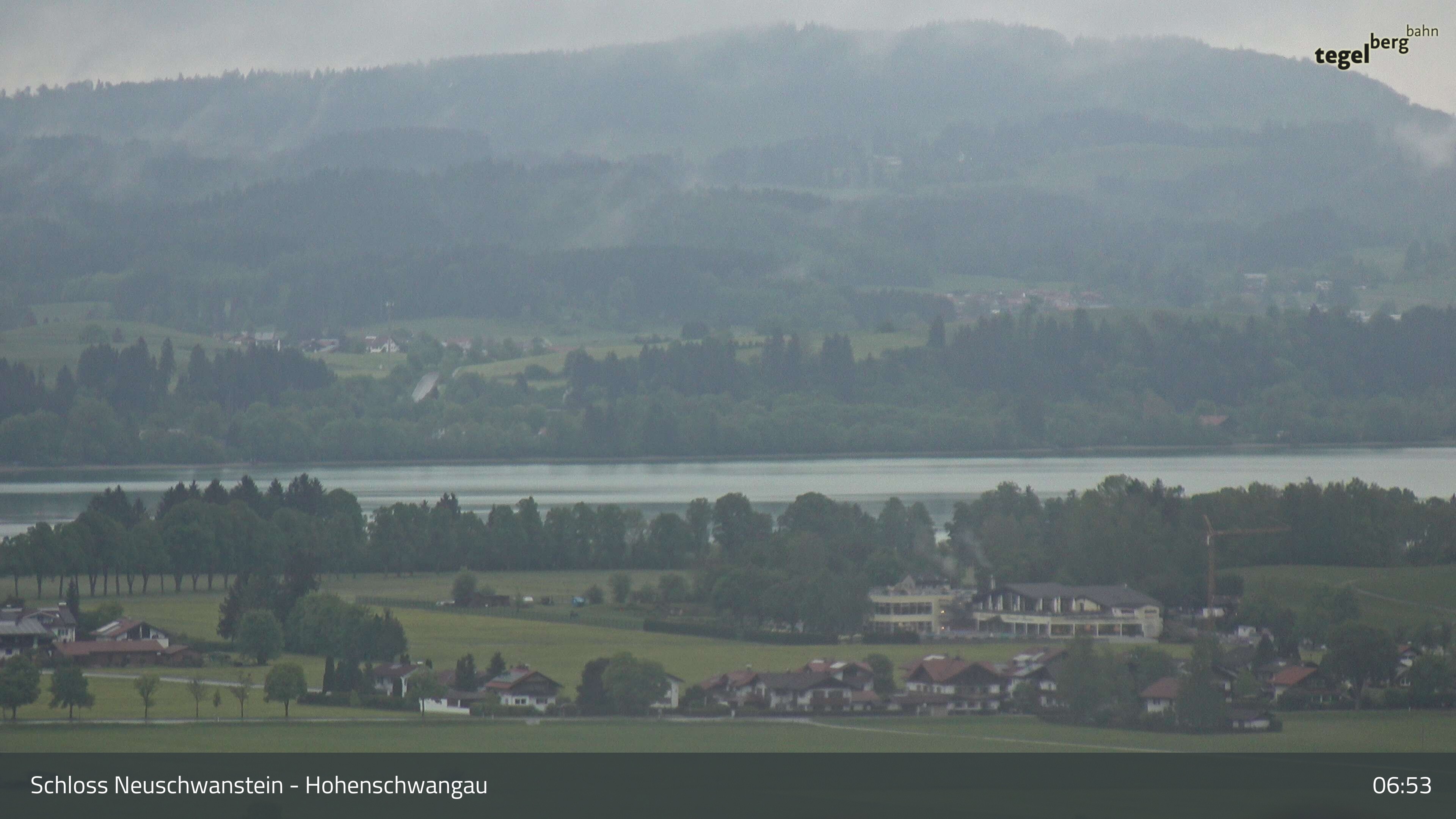 Archiv Foto Webcam Forggensee, Südufer und Schwangau